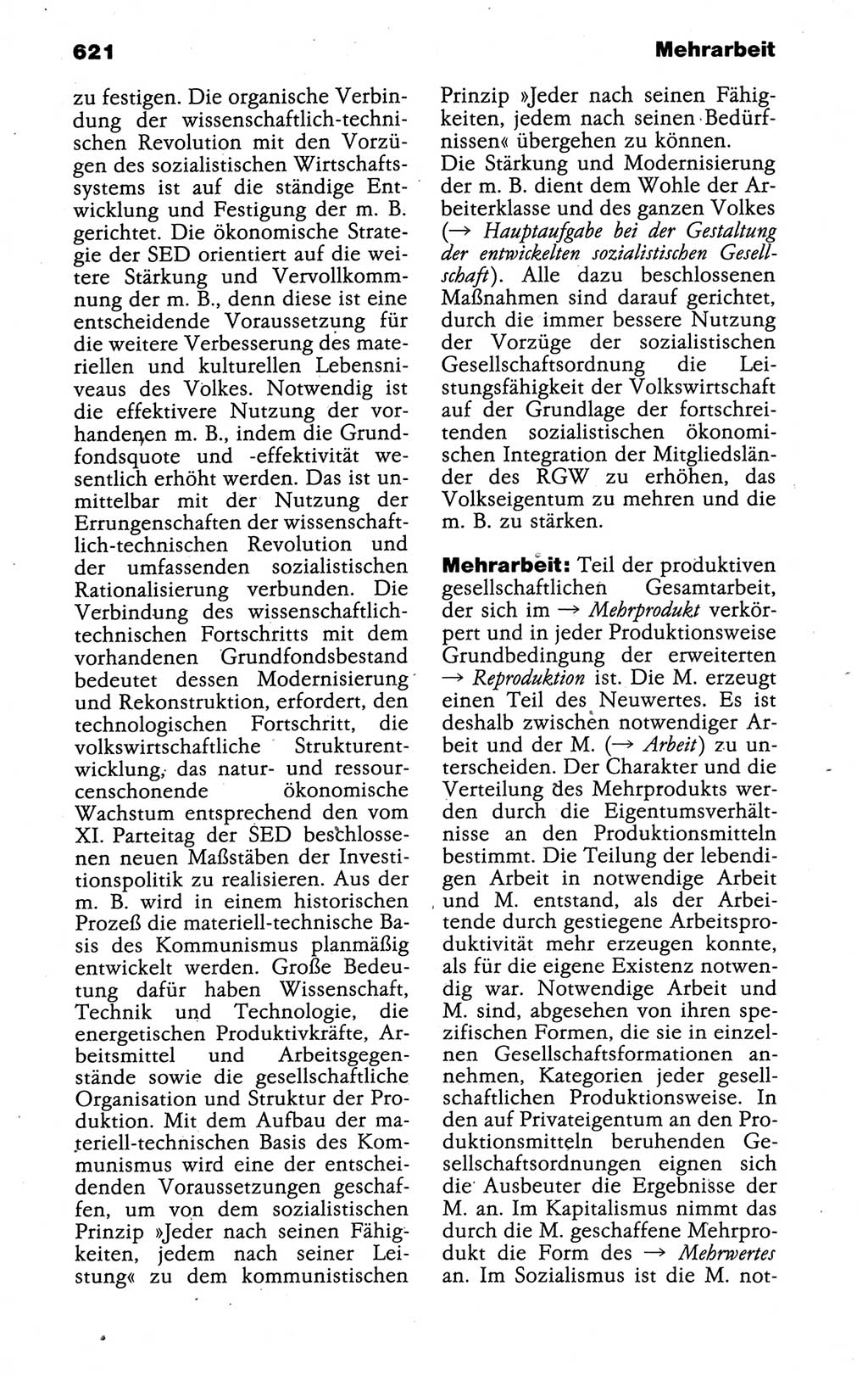 Kleines politisches Wörterbuch [Deutsche Demokratische Republik (DDR)] 1988, Seite 621 (Kl. pol. Wb. DDR 1988, S. 621)