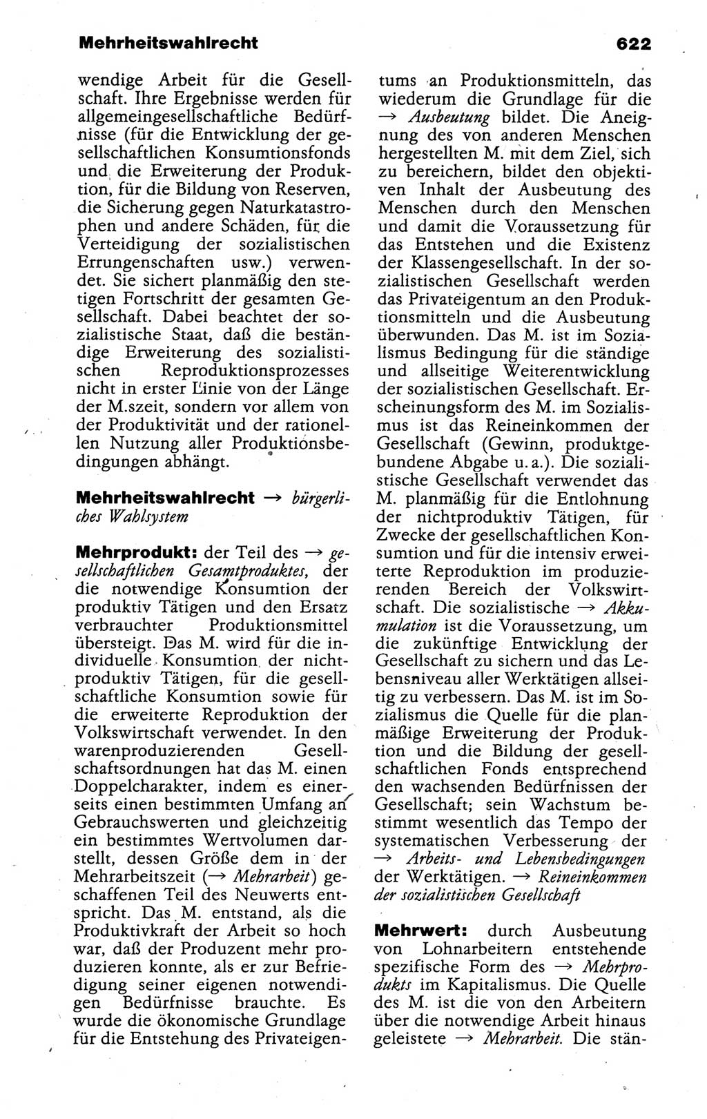 Kleines politisches Wörterbuch [Deutsche Demokratische Republik (DDR)] 1988, Seite 622 (Kl. pol. Wb. DDR 1988, S. 622)