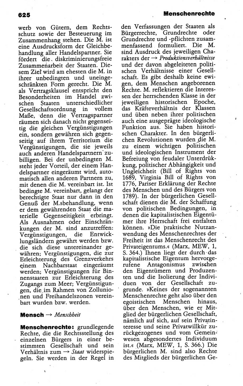 Kleines politisches Wörterbuch [Deutsche Demokratische Republik (DDR)] 1988, Seite 625 (Kl. pol. Wb. DDR 1988, S. 625)