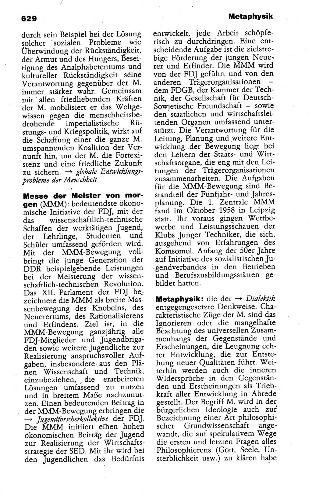 Kleines politisches Wörterbuch [Deutsche Demokratische Republik (DDR)] 1988, Seite 629 (Kl. pol. Wb. DDR 1988, S. 629)