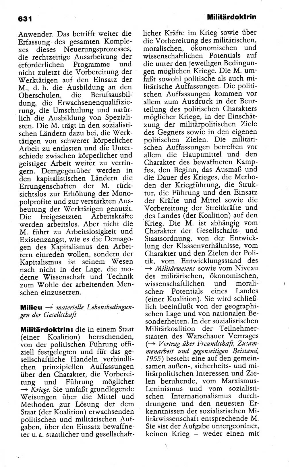 Kleines politisches Wörterbuch [Deutsche Demokratische Republik (DDR)] 1988, Seite 631 (Kl. pol. Wb. DDR 1988, S. 631)