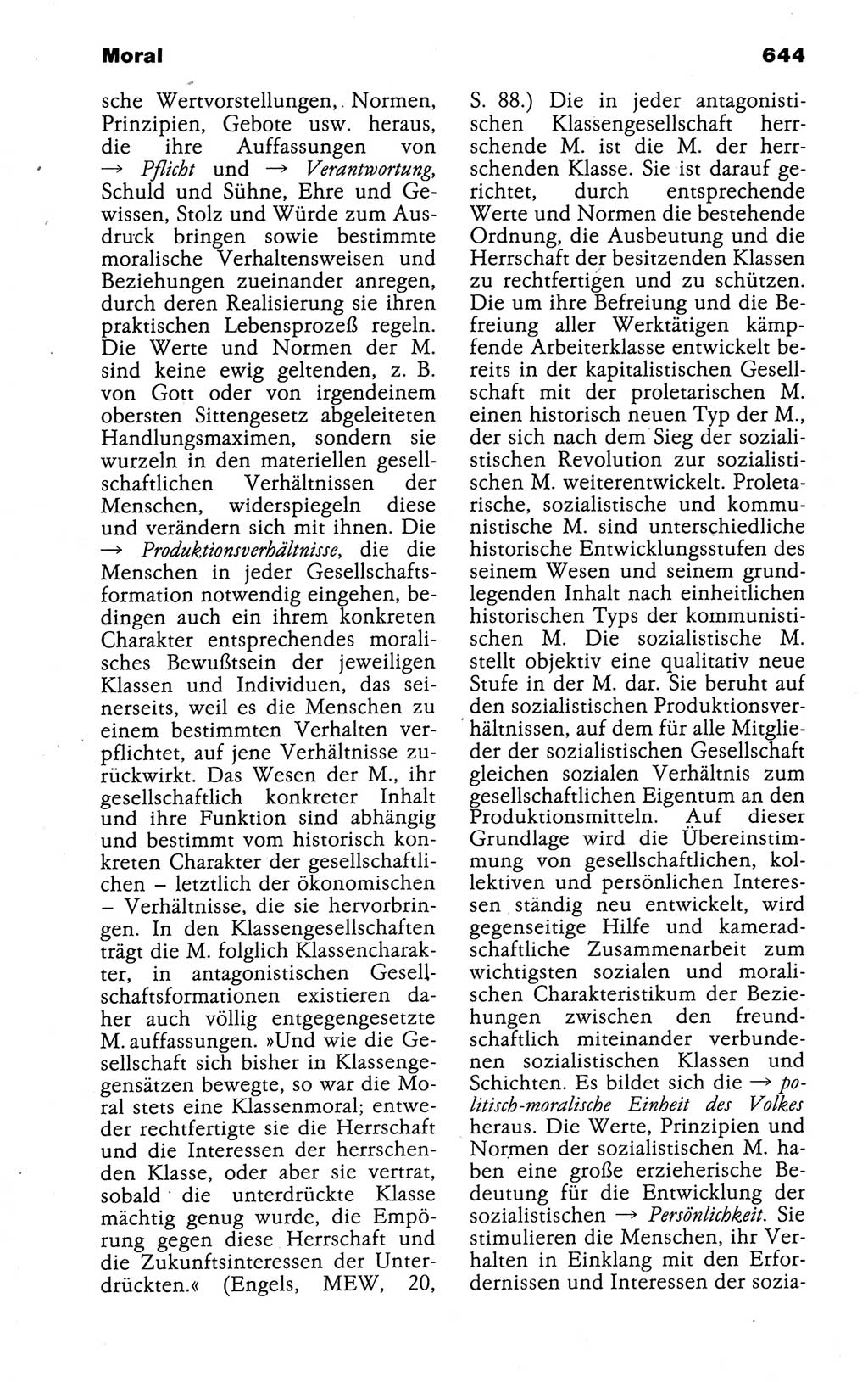 Kleines politisches Wörterbuch [Deutsche Demokratische Republik (DDR)] 1988, Seite 644 (Kl. pol. Wb. DDR 1988, S. 644)