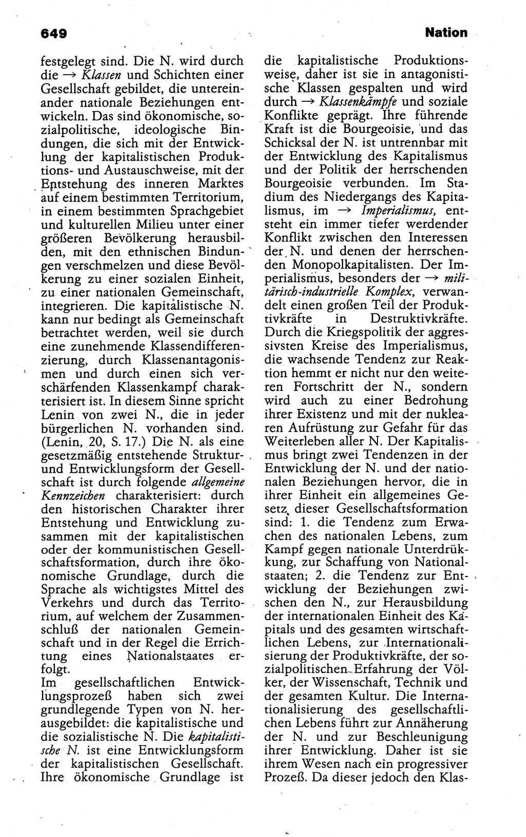 Kleines politisches Wörterbuch [Deutsche Demokratische Republik (DDR)] 1988, Seite 649 (Kl. pol. Wb. DDR 1988, S. 649)