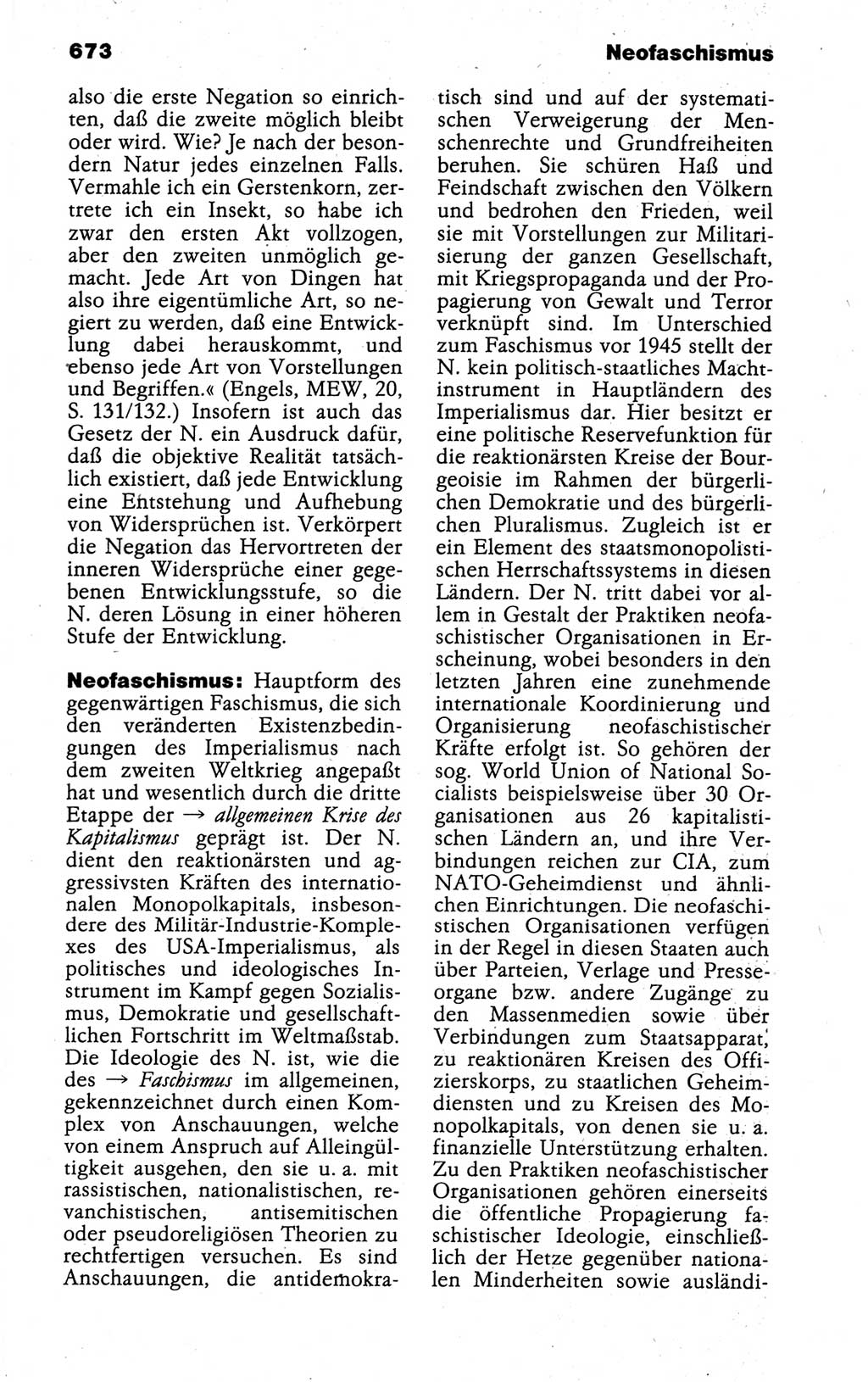 Kleines politisches Wörterbuch [Deutsche Demokratische Republik (DDR)] 1988, Seite 673 (Kl. pol. Wb. DDR 1988, S. 673)