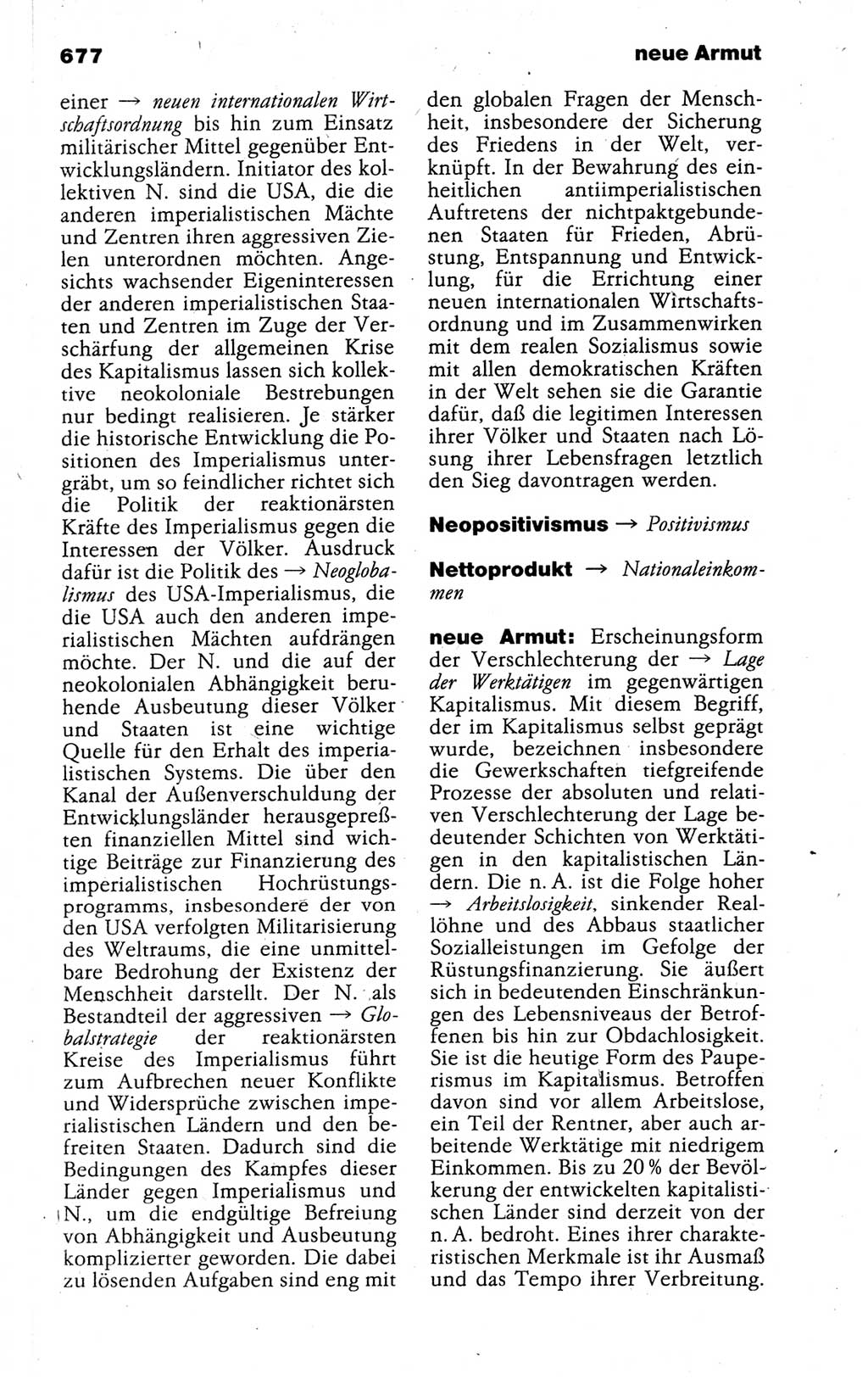 Kleines politisches Wörterbuch [Deutsche Demokratische Republik (DDR)] 1988, Seite 677 (Kl. pol. Wb. DDR 1988, S. 677)