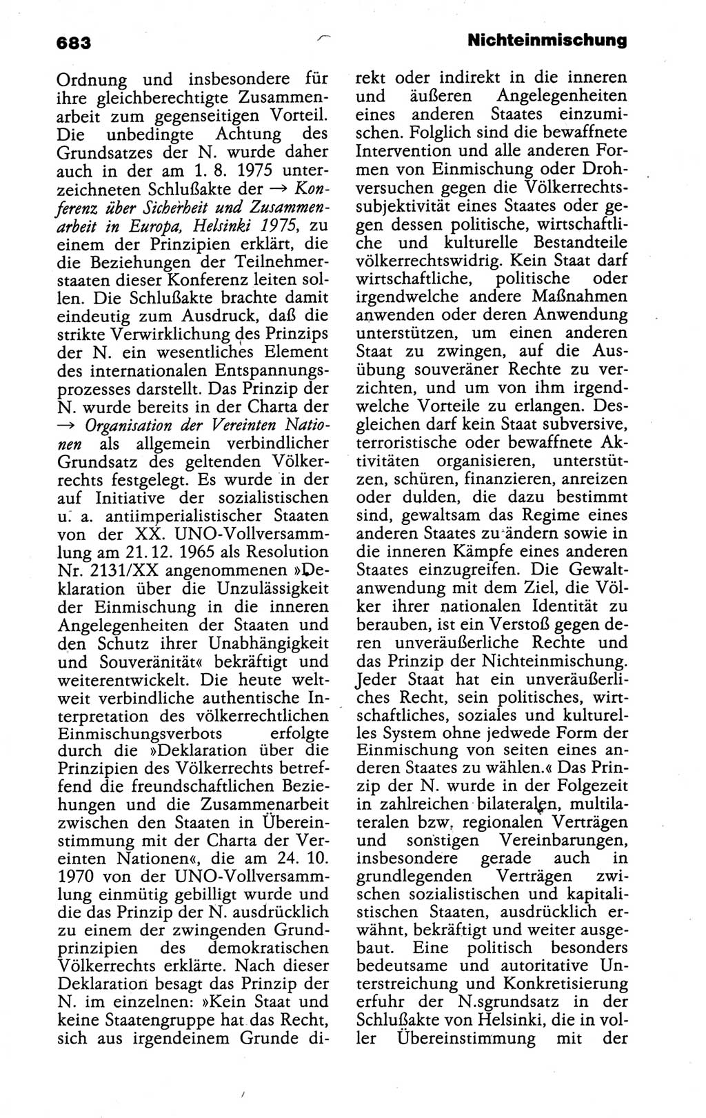 Kleines politisches Wörterbuch [Deutsche Demokratische Republik (DDR)] 1988, Seite 683 (Kl. pol. Wb. DDR 1988, S. 683)