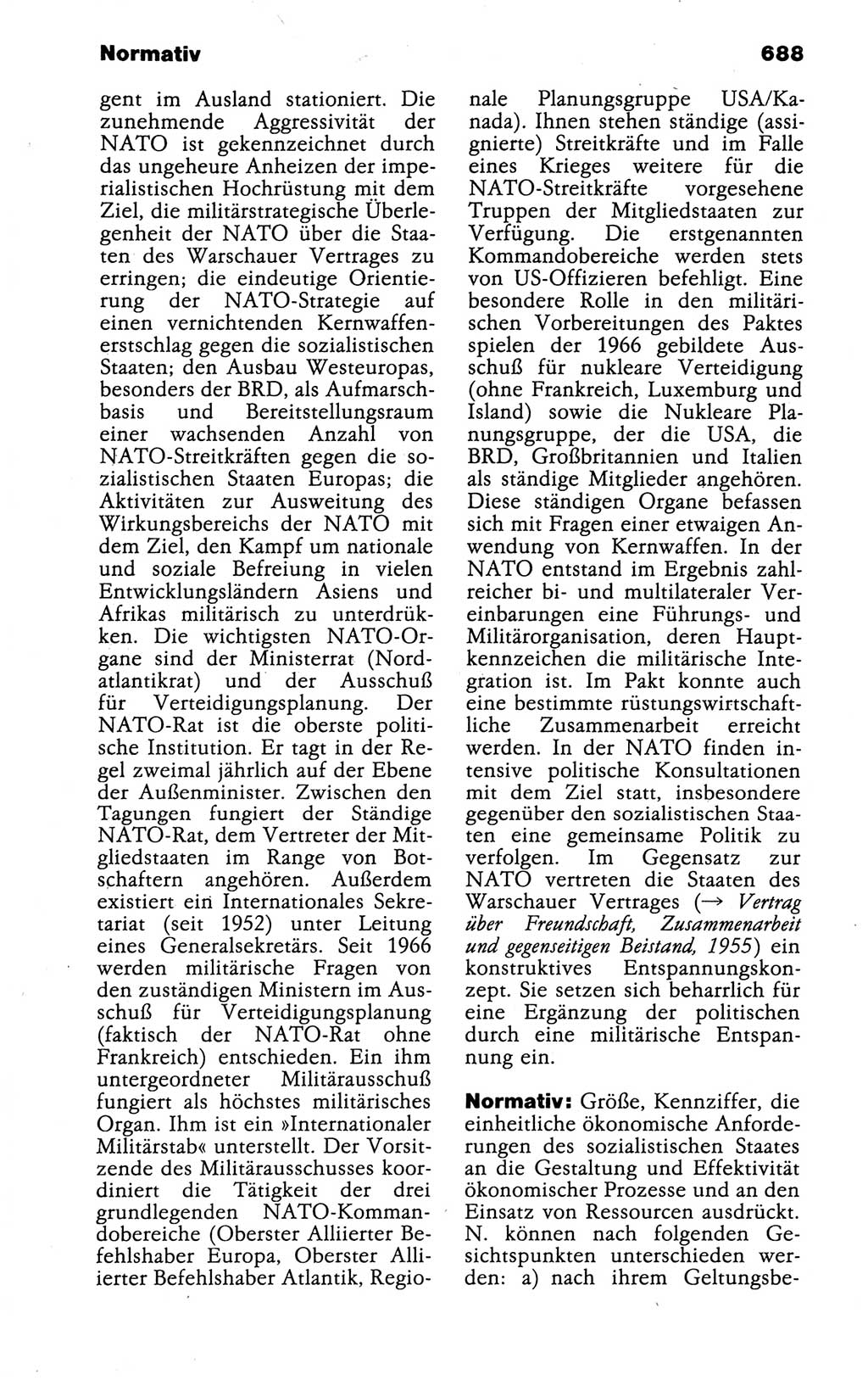 Kleines politisches Wörterbuch [Deutsche Demokratische Republik (DDR)] 1988, Seite 688 (Kl. pol. Wb. DDR 1988, S. 688)