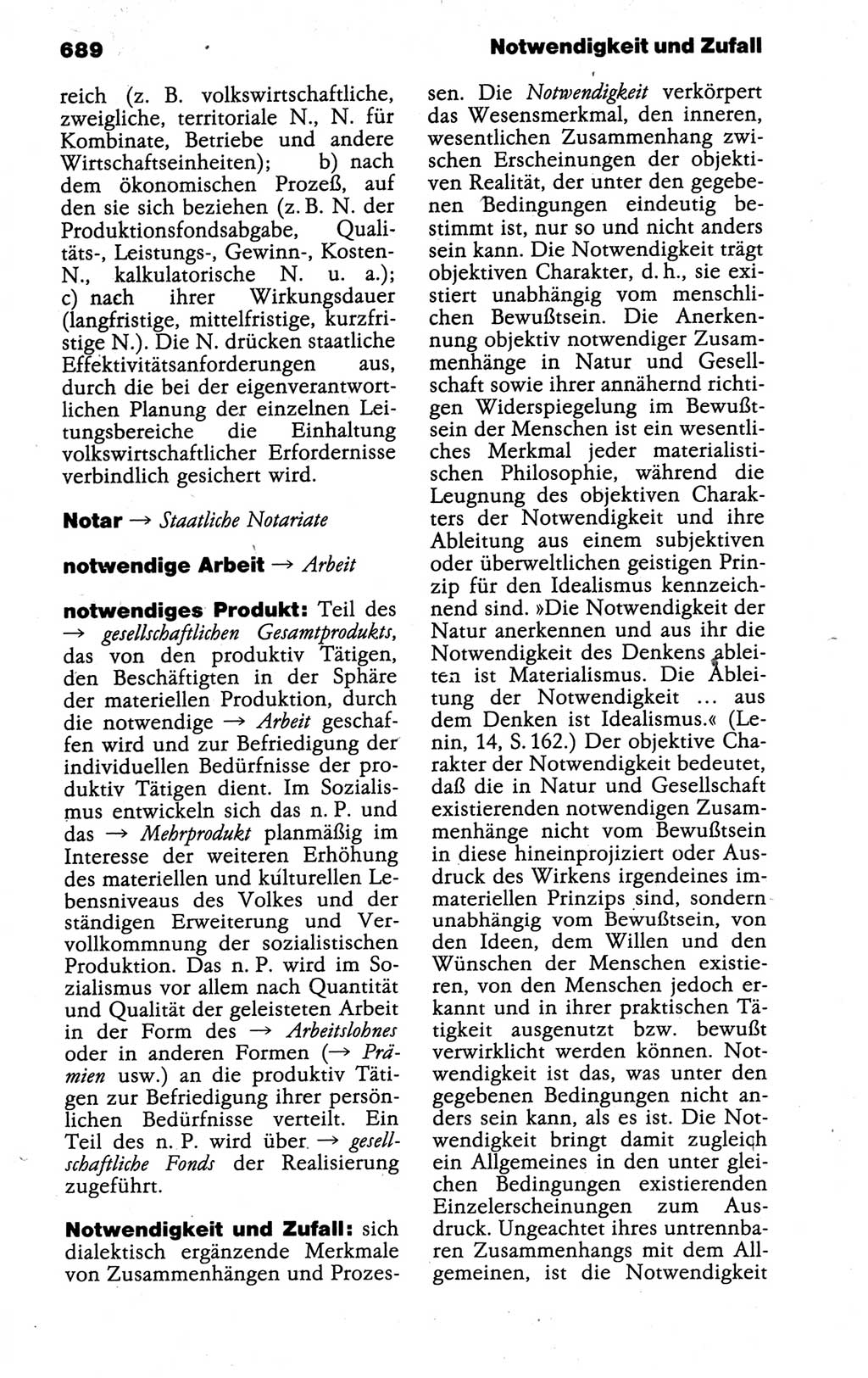 Kleines politisches Wörterbuch [Deutsche Demokratische Republik (DDR)] 1988, Seite 689 (Kl. pol. Wb. DDR 1988, S. 689)