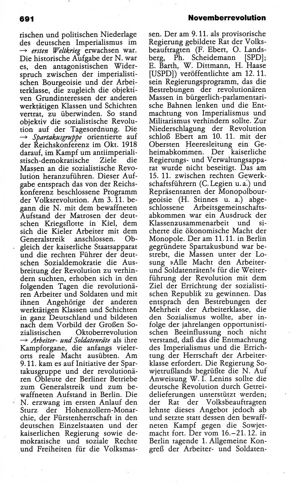 Kleines politisches Wörterbuch [Deutsche Demokratische Republik (DDR)] 1988, Seite 691 (Kl. pol. Wb. DDR 1988, S. 691)