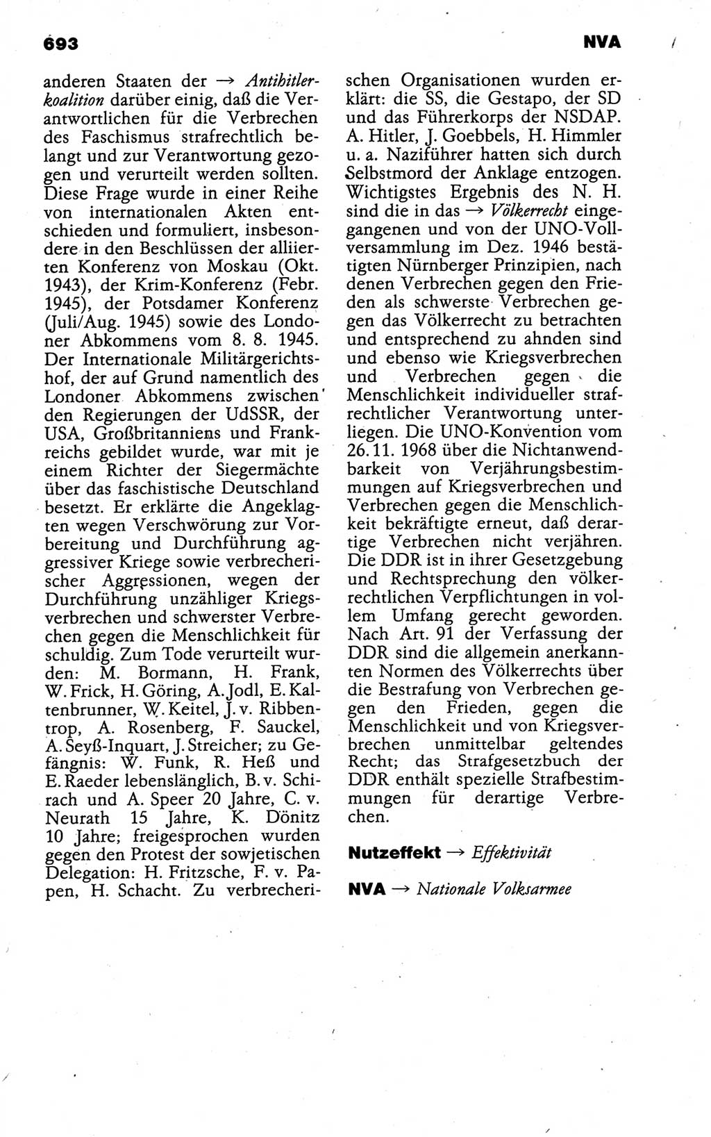 Kleines politisches Wörterbuch [Deutsche Demokratische Republik (DDR)] 1988, Seite 693 (Kl. pol. Wb. DDR 1988, S. 693)