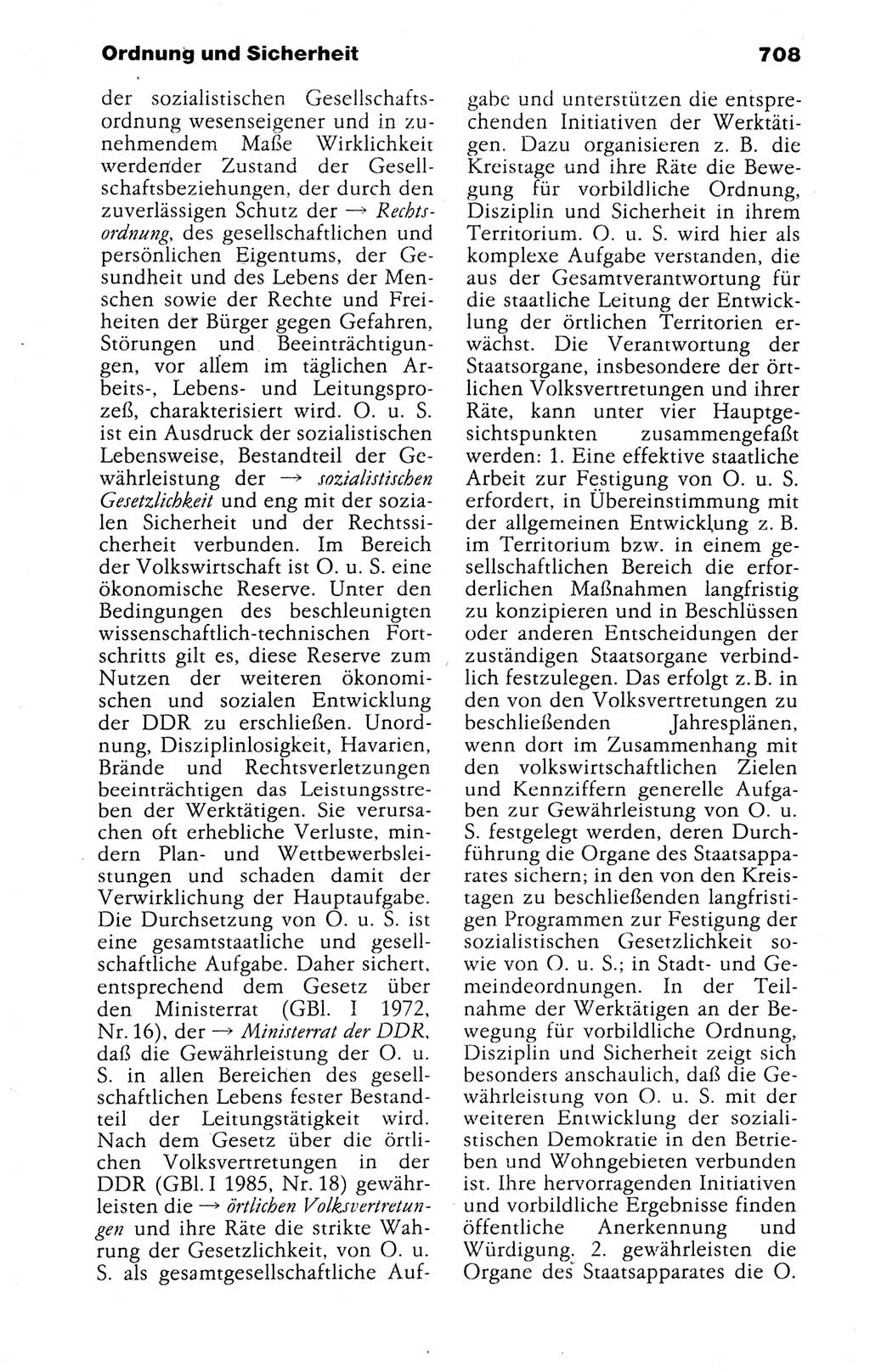 Kleines politisches Wörterbuch [Deutsche Demokratische Republik (DDR)] 1988, Seite 708 (Kl. pol. Wb. DDR 1988, S. 708)