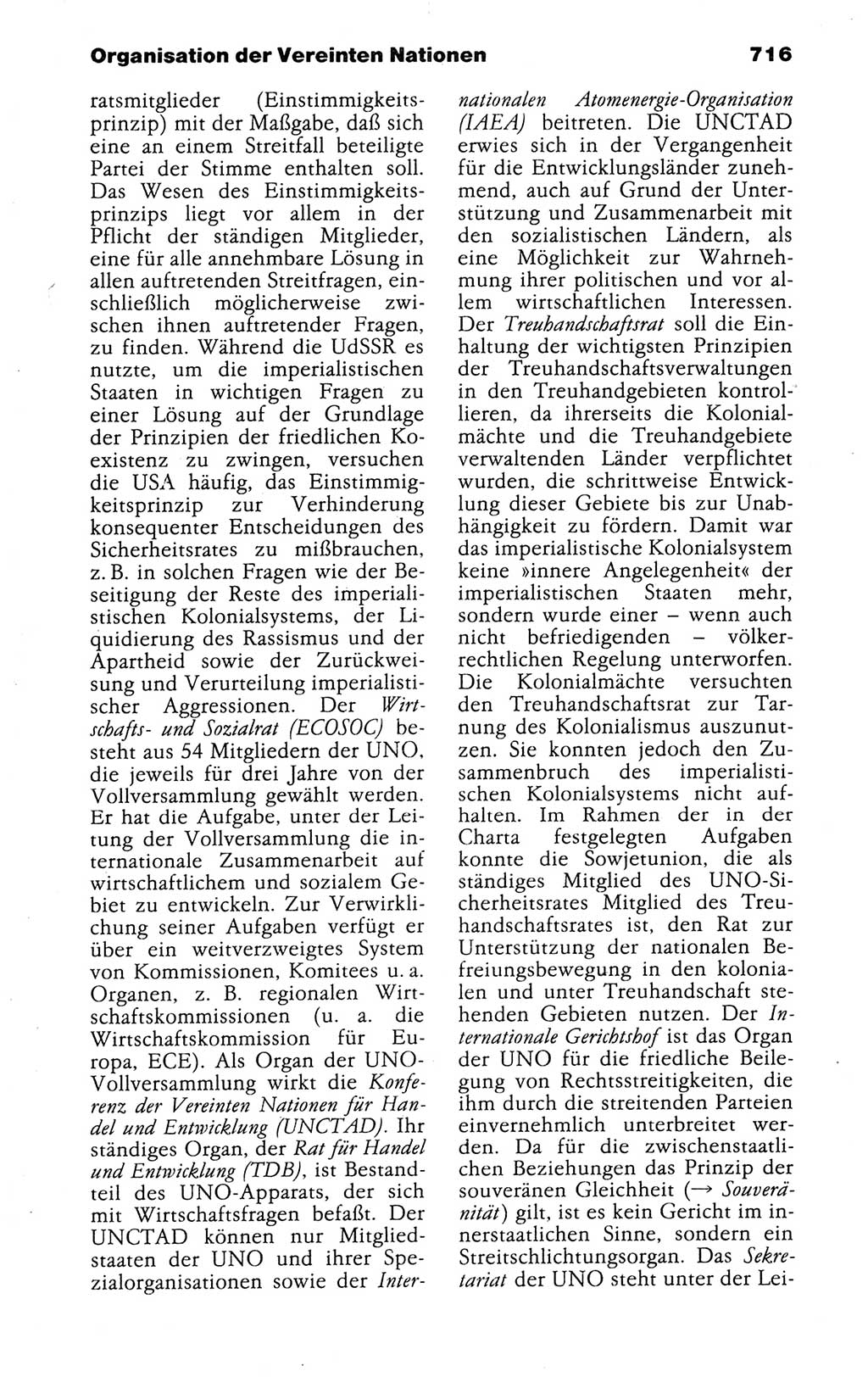 Kleines politisches Wörterbuch [Deutsche Demokratische Republik (DDR)] 1988, Seite 716 (Kl. pol. Wb. DDR 1988, S. 716)