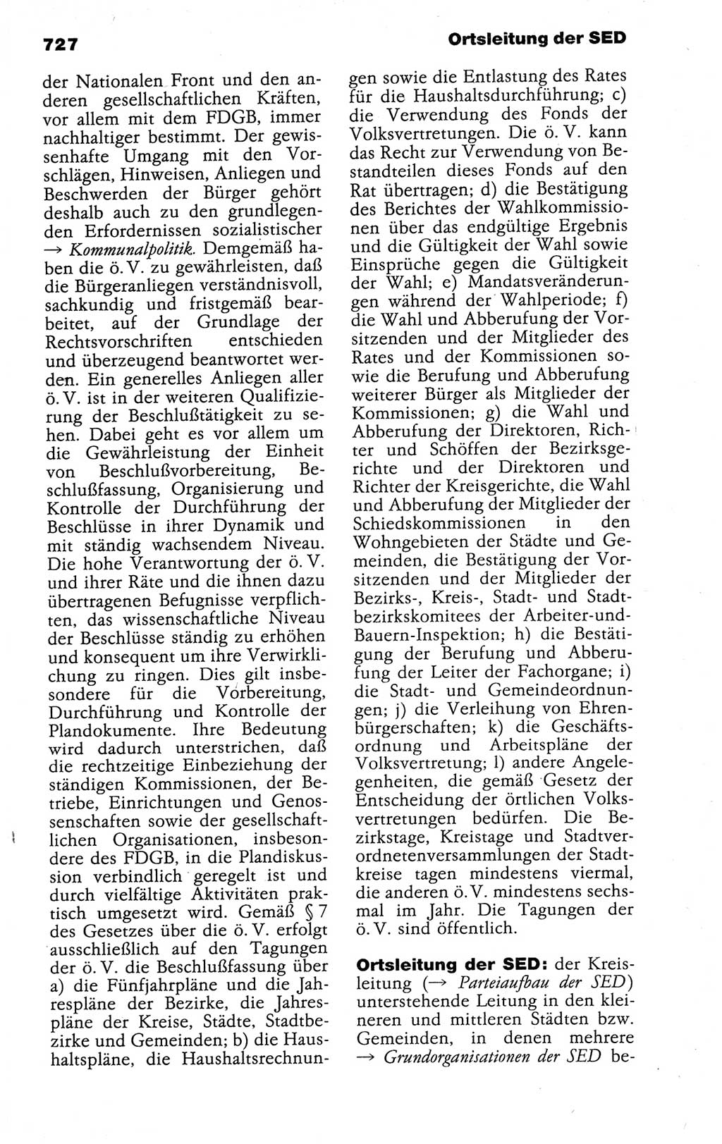 Kleines politisches Wörterbuch [Deutsche Demokratische Republik (DDR)] 1988, Seite 727 (Kl. pol. Wb. DDR 1988, S. 727)