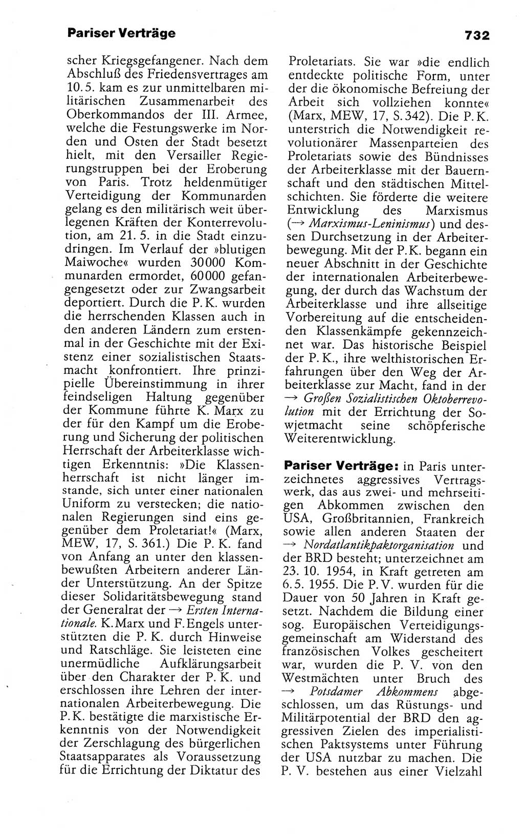 Kleines politisches Wörterbuch [Deutsche Demokratische Republik (DDR)] 1988, Seite 732 (Kl. pol. Wb. DDR 1988, S. 732)