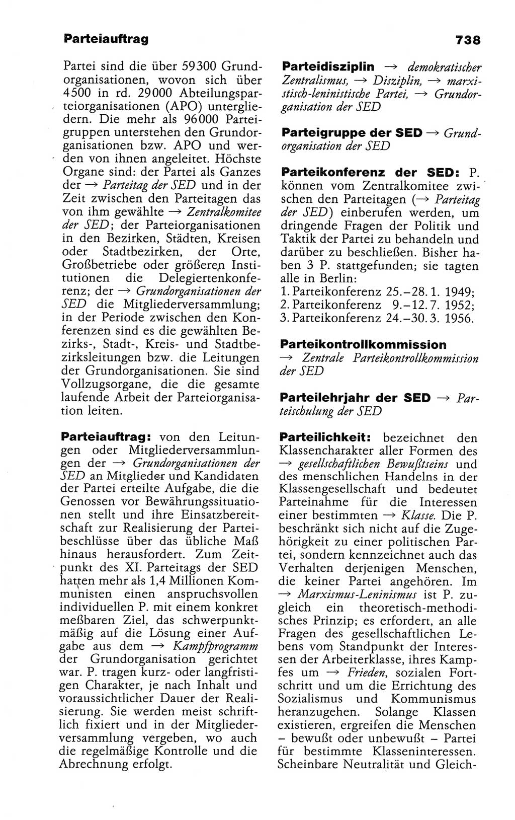 Kleines politisches Wörterbuch [Deutsche Demokratische Republik (DDR)] 1988, Seite 738 (Kl. pol. Wb. DDR 1988, S. 738)
