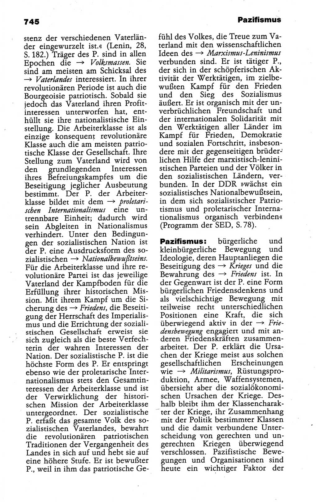 Kleines politisches Wörterbuch [Deutsche Demokratische Republik (DDR)] 1988, Seite 745 (Kl. pol. Wb. DDR 1988, S. 745)