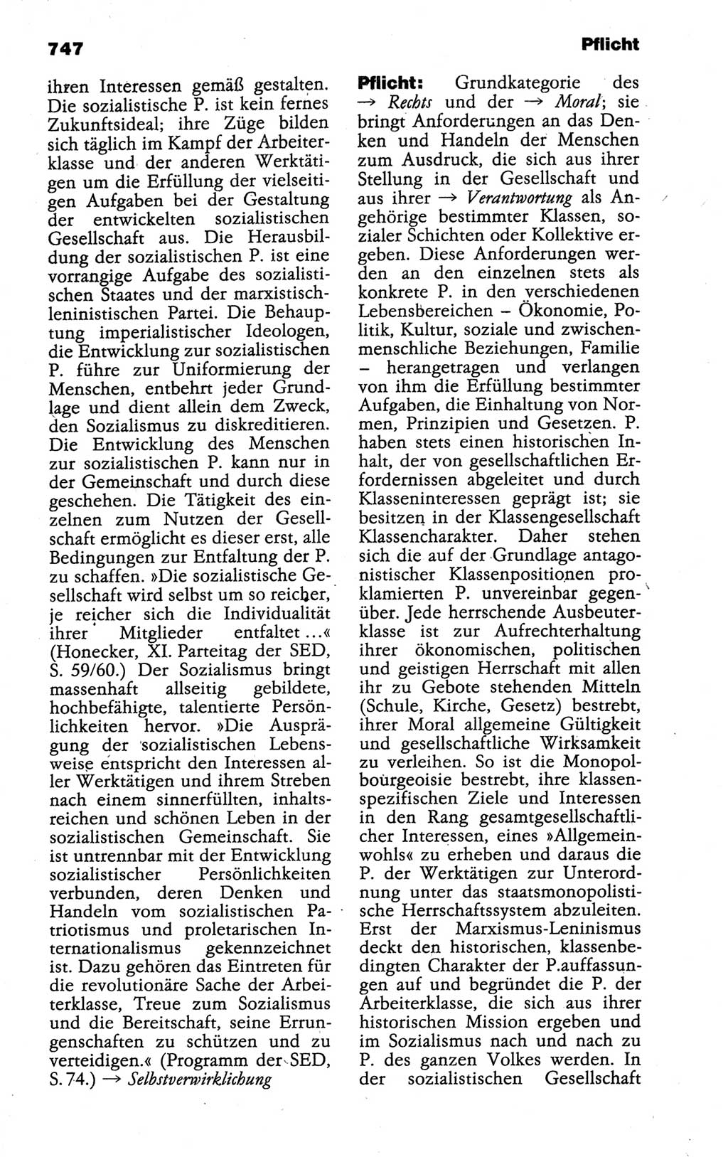 Kleines politisches Wörterbuch [Deutsche Demokratische Republik (DDR)] 1988, Seite 747 (Kl. pol. Wb. DDR 1988, S. 747)