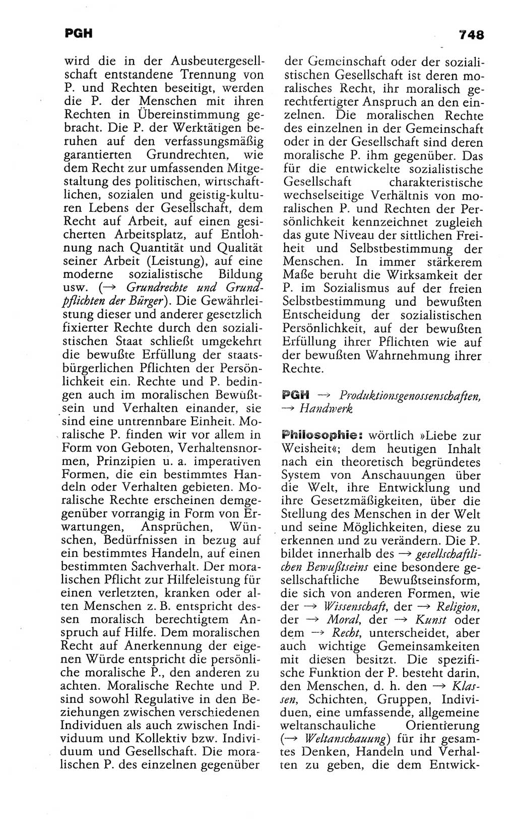 Kleines politisches Wörterbuch [Deutsche Demokratische Republik (DDR)] 1988, Seite 748 (Kl. pol. Wb. DDR 1988, S. 748)