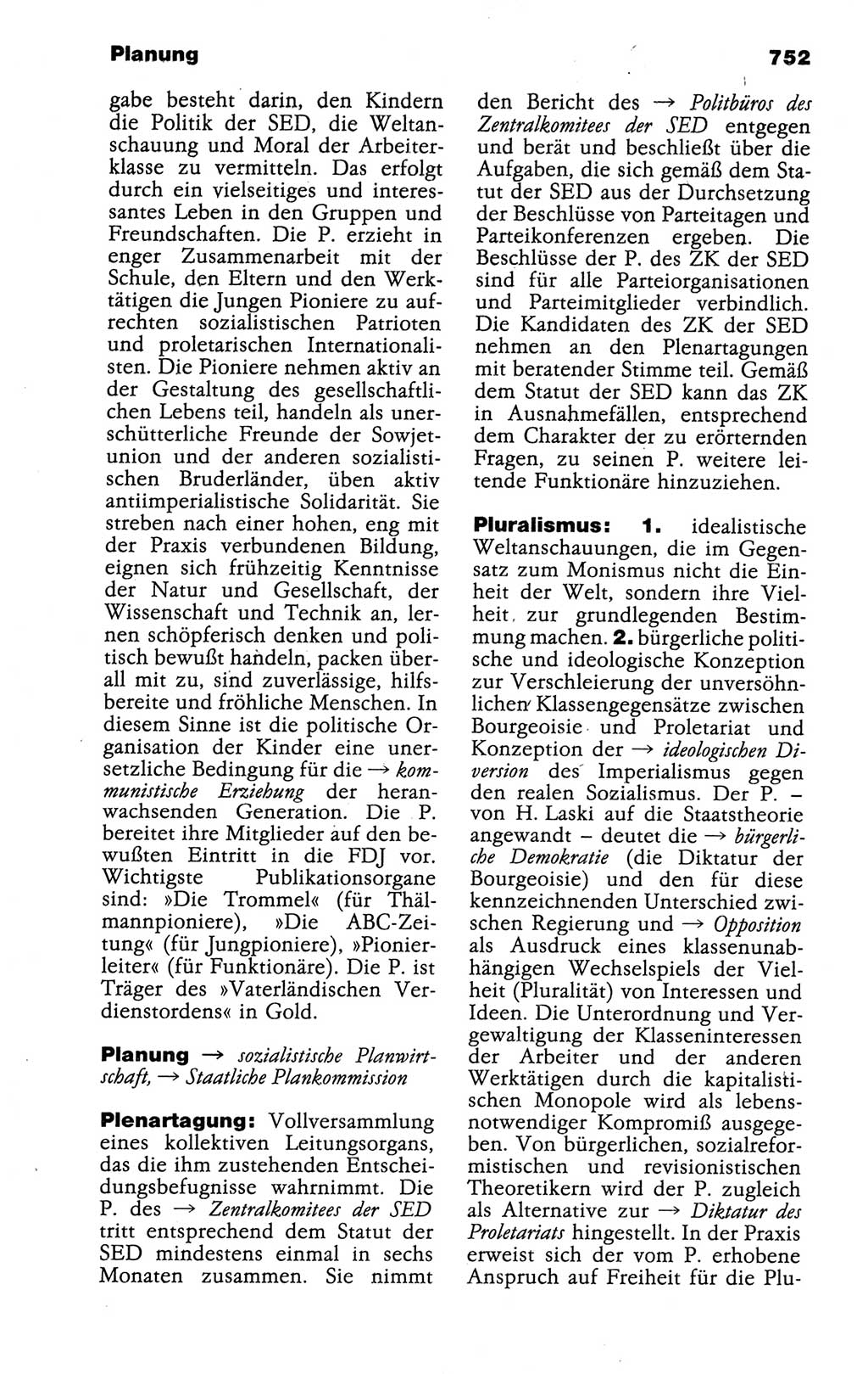 Kleines politisches Wörterbuch [Deutsche Demokratische Republik (DDR)] 1988, Seite 752 (Kl. pol. Wb. DDR 1988, S. 752)