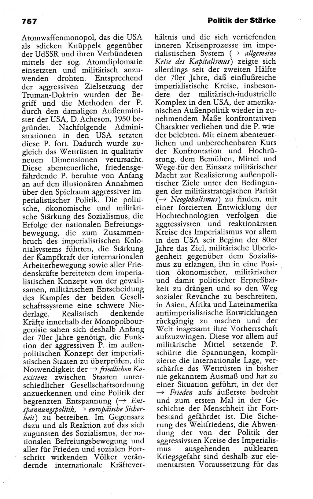 Kleines politisches Wörterbuch [Deutsche Demokratische Republik (DDR)] 1988, Seite 757 (Kl. pol. Wb. DDR 1988, S. 757)