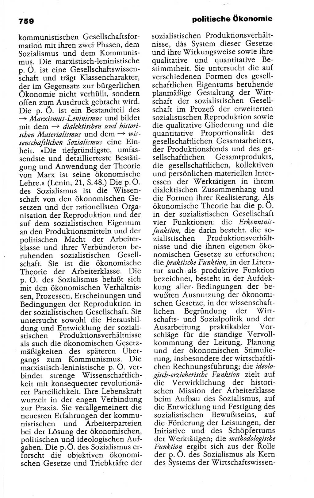 Kleines politisches Wörterbuch [Deutsche Demokratische Republik (DDR)] 1988, Seite 759 (Kl. pol. Wb. DDR 1988, S. 759)