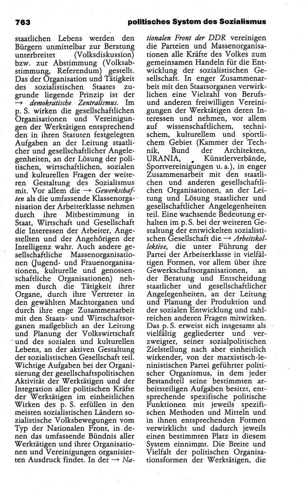 Kleines politisches Wörterbuch [Deutsche Demokratische Republik (DDR)] 1988, Seite 763 (Kl. pol. Wb. DDR 1988, S. 763)