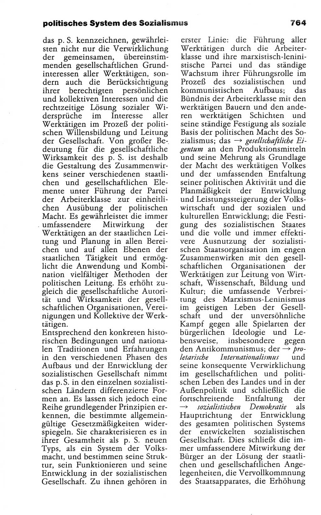 Kleines politisches Wörterbuch [Deutsche Demokratische Republik (DDR)] 1988, Seite 764 (Kl. pol. Wb. DDR 1988, S. 764)