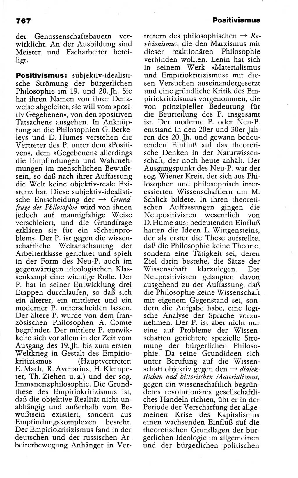 Kleines politisches Wörterbuch [Deutsche Demokratische Republik (DDR)] 1988, Seite 767 (Kl. pol. Wb. DDR 1988, S. 767)