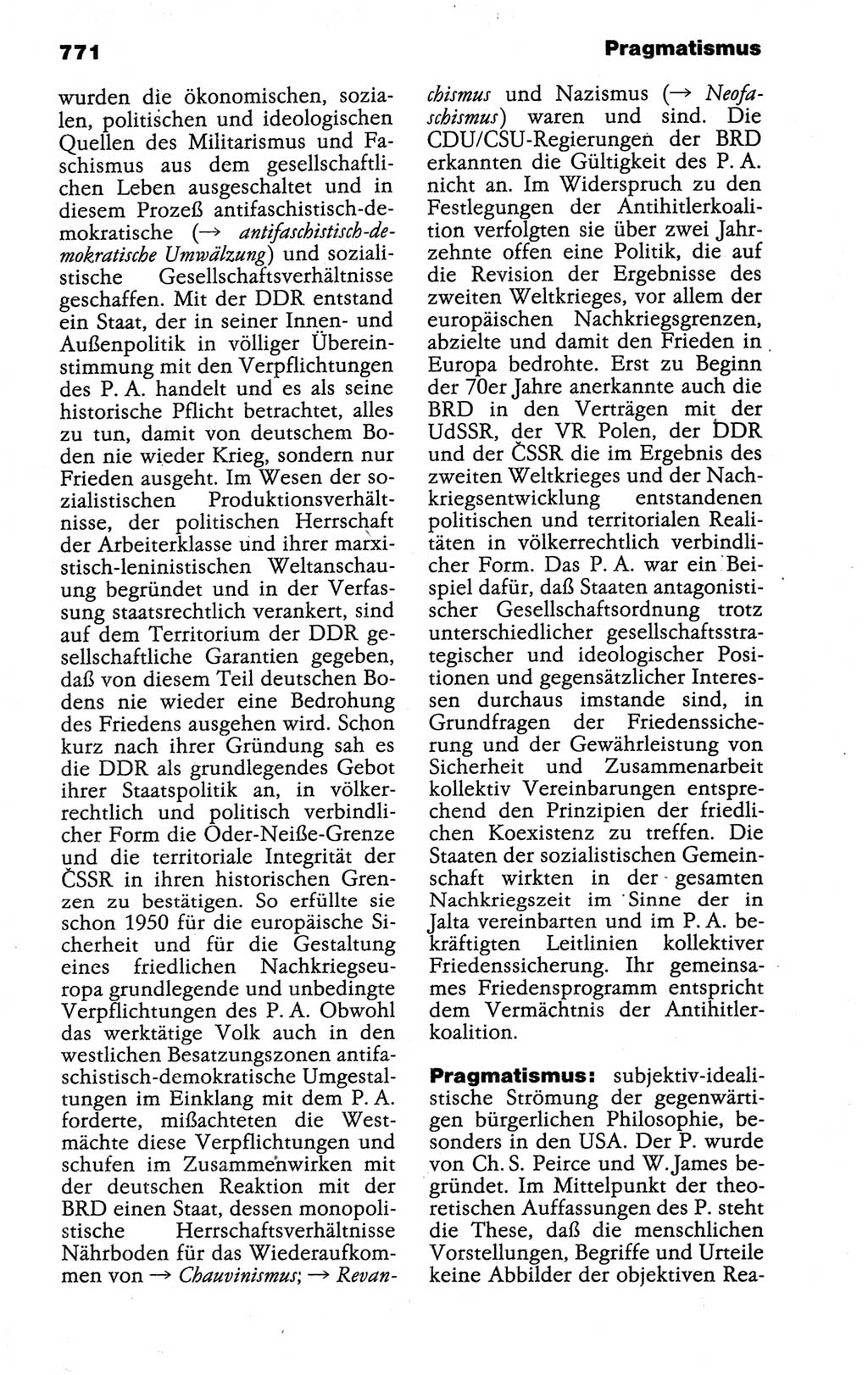 Kleines politisches Wörterbuch [Deutsche Demokratische Republik (DDR)] 1988, Seite 771 (Kl. pol. Wb. DDR 1988, S. 771)