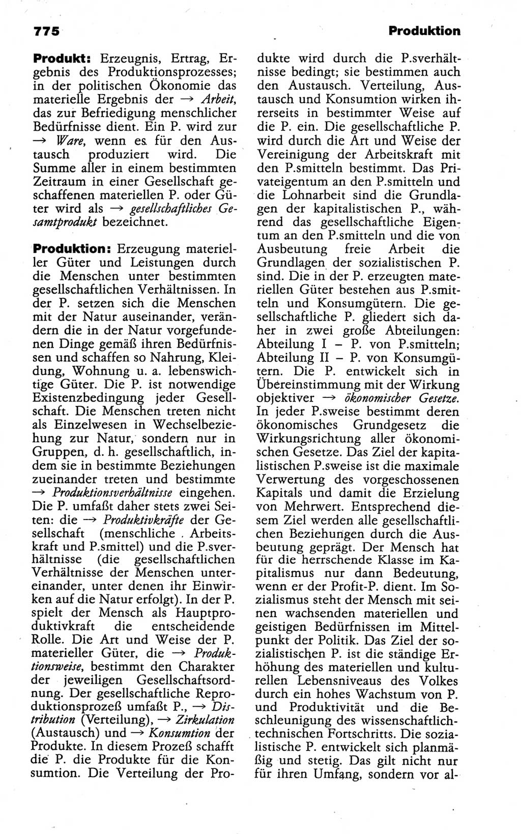 Kleines politisches Wörterbuch [Deutsche Demokratische Republik (DDR)] 1988, Seite 775 (Kl. pol. Wb. DDR 1988, S. 775)