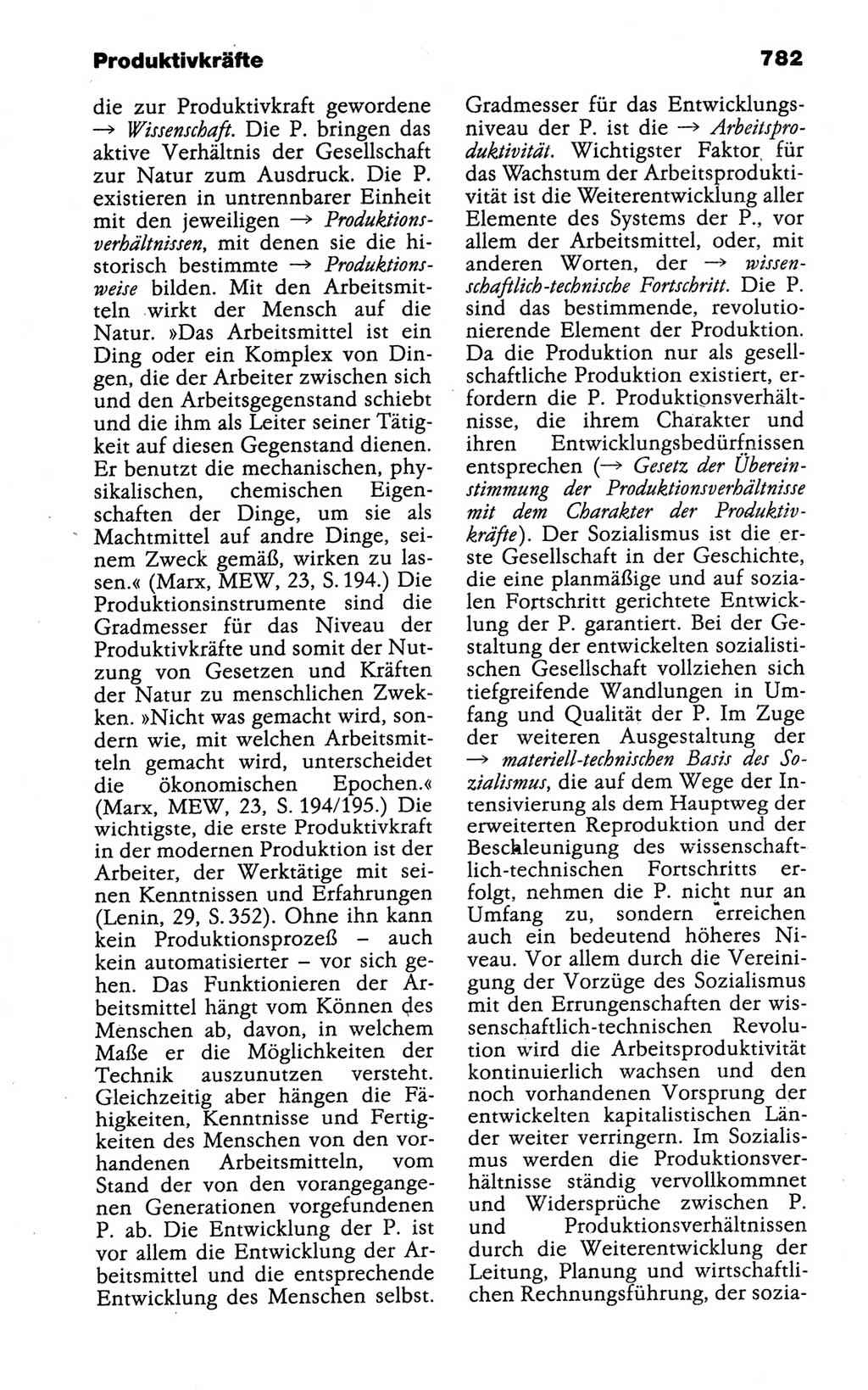 Kleines politisches Wörterbuch [Deutsche Demokratische Republik (DDR)] 1988, Seite 782 (Kl. pol. Wb. DDR 1988, S. 782)