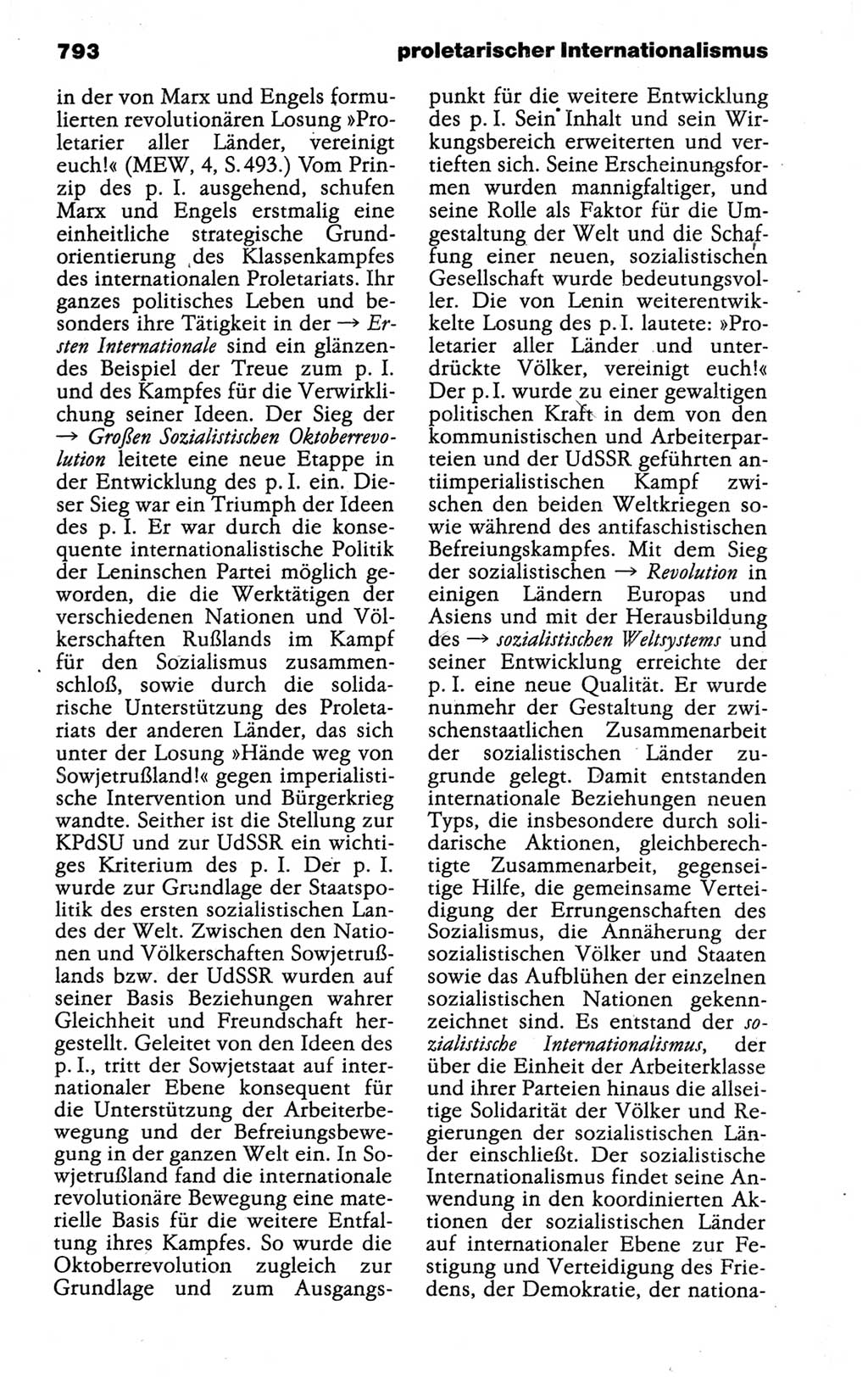 Kleines politisches Wörterbuch [Deutsche Demokratische Republik (DDR)] 1988, Seite 793 (Kl. pol. Wb. DDR 1988, S. 793)