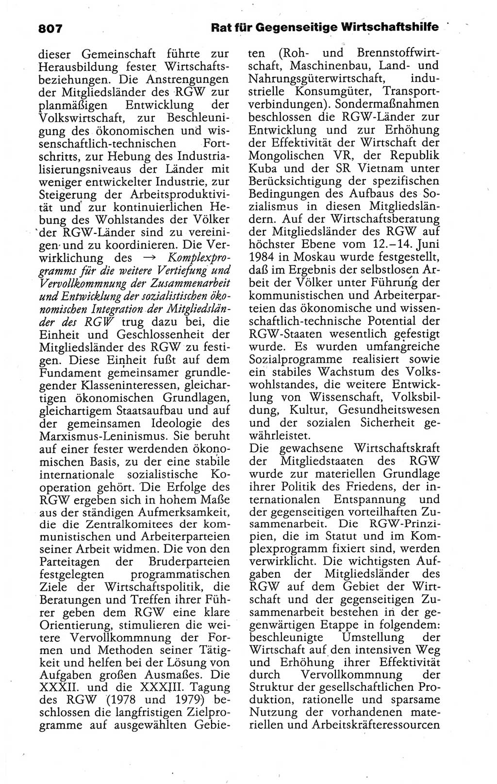 Kleines politisches Wörterbuch [Deutsche Demokratische Republik (DDR)] 1988, Seite 807 (Kl. pol. Wb. DDR 1988, S. 807)