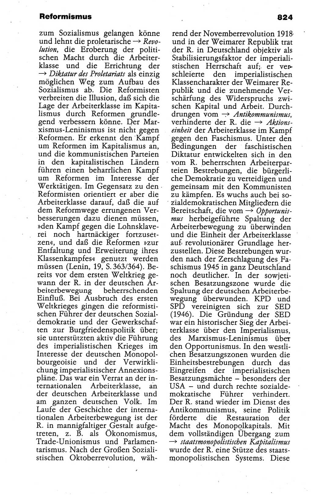 Kleines politisches Wörterbuch [Deutsche Demokratische Republik (DDR)] 1988, Seite 824 (Kl. pol. Wb. DDR 1988, S. 824)