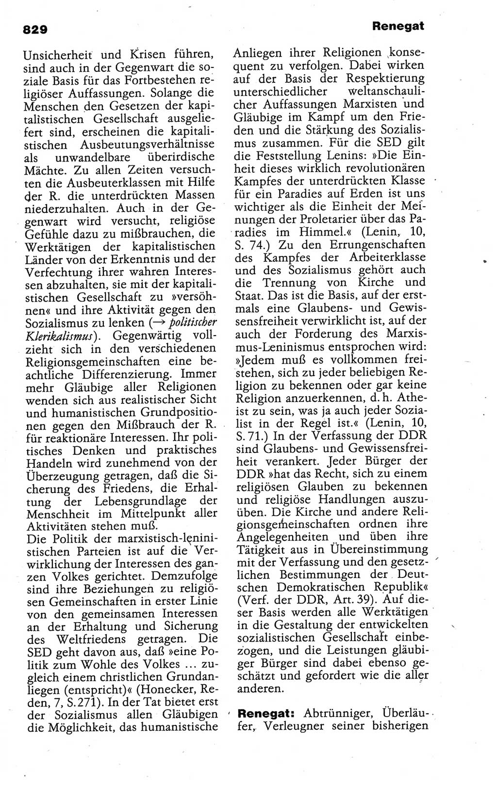Kleines politisches Wörterbuch [Deutsche Demokratische Republik (DDR)] 1988, Seite 829 (Kl. pol. Wb. DDR 1988, S. 829)