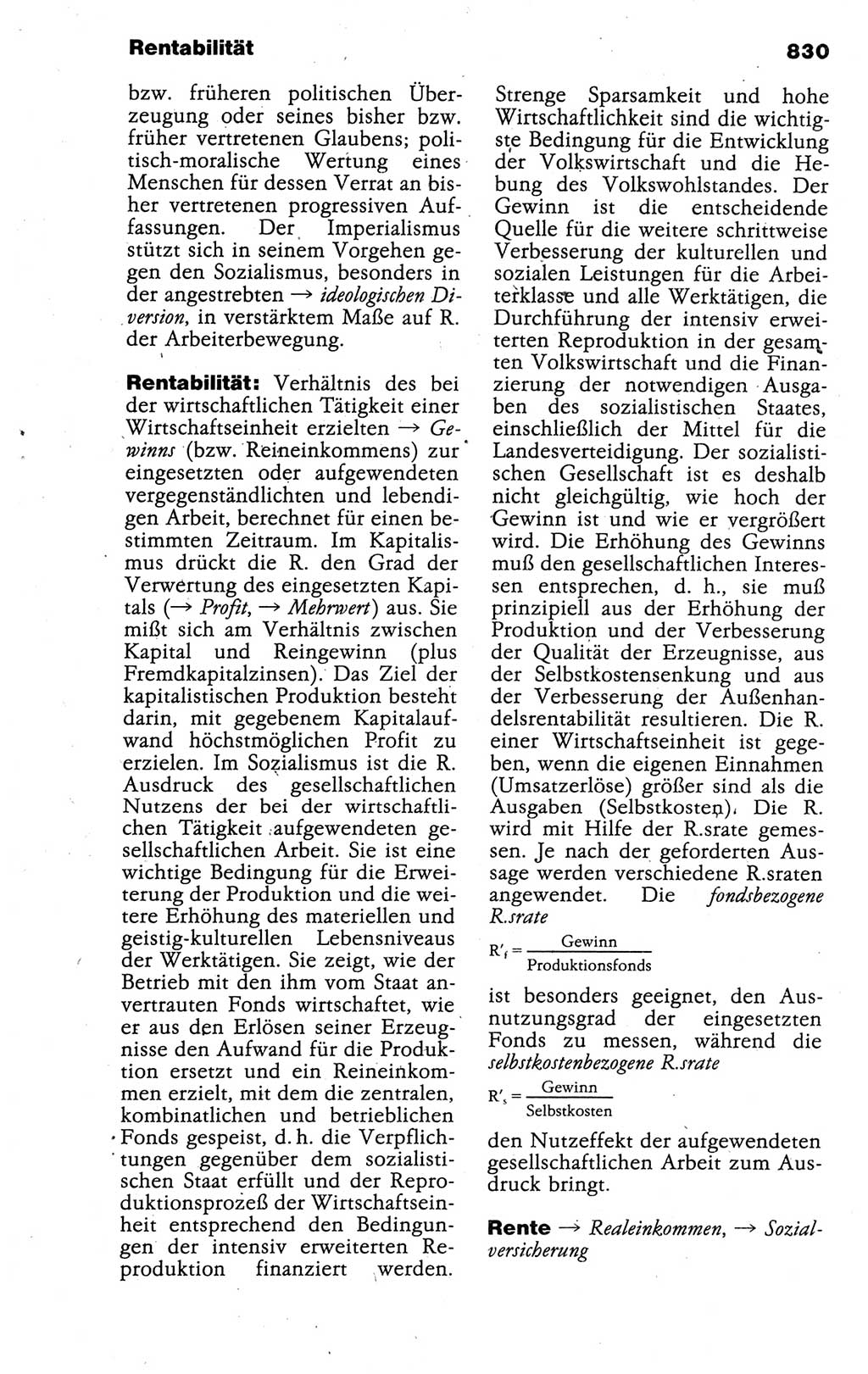 Kleines politisches Wörterbuch [Deutsche Demokratische Republik (DDR)] 1988, Seite 830 (Kl. pol. Wb. DDR 1988, S. 830)