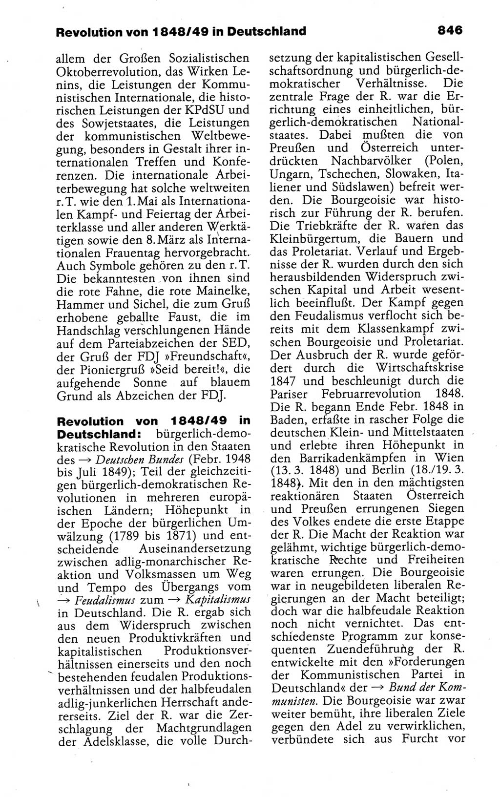 Kleines politisches Wörterbuch [Deutsche Demokratische Republik (DDR)] 1988, Seite 846 (Kl. pol. Wb. DDR 1988, S. 846)