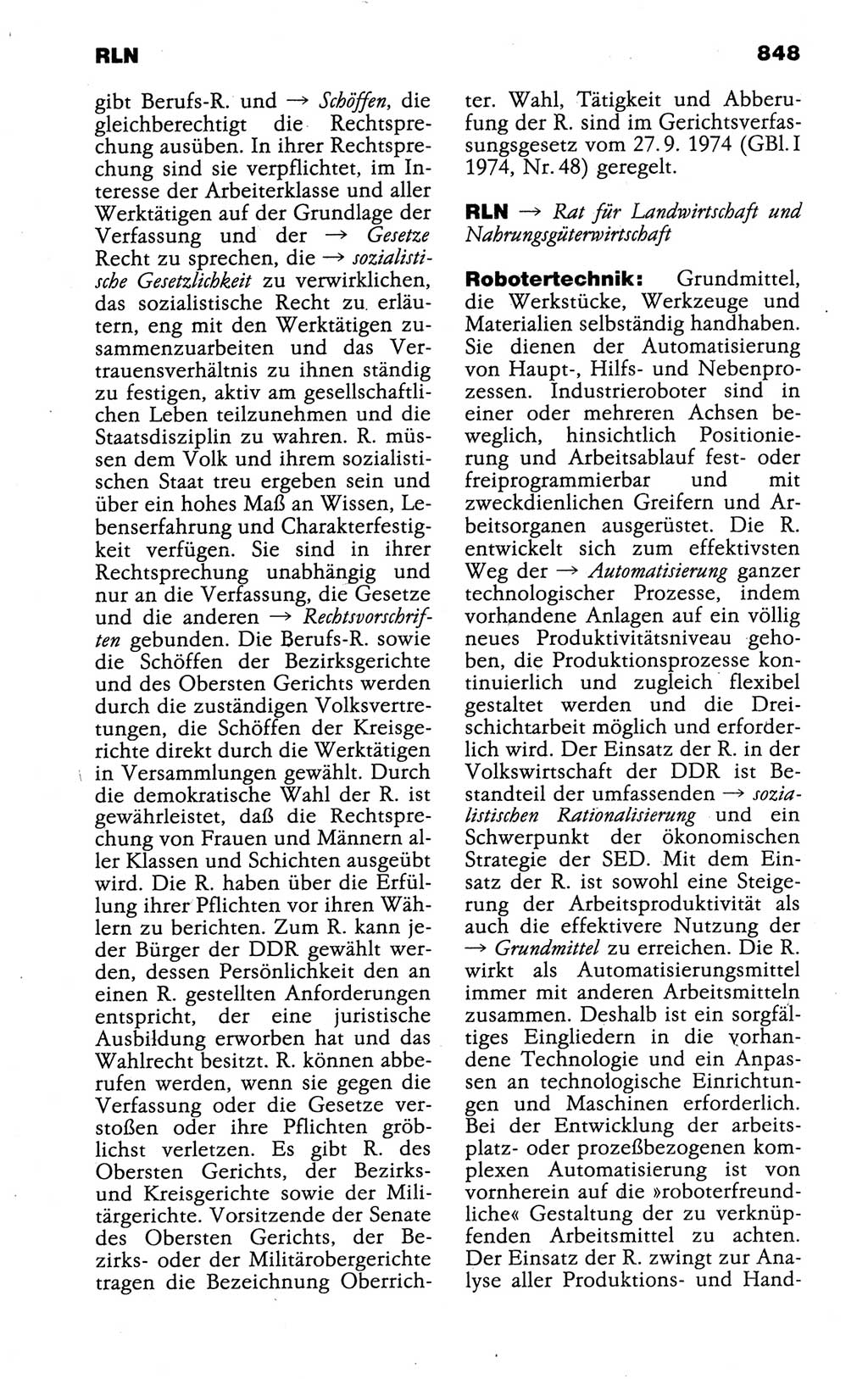 Kleines politisches Wörterbuch [Deutsche Demokratische Republik (DDR)] 1988, Seite 848 (Kl. pol. Wb. DDR 1988, S. 848)