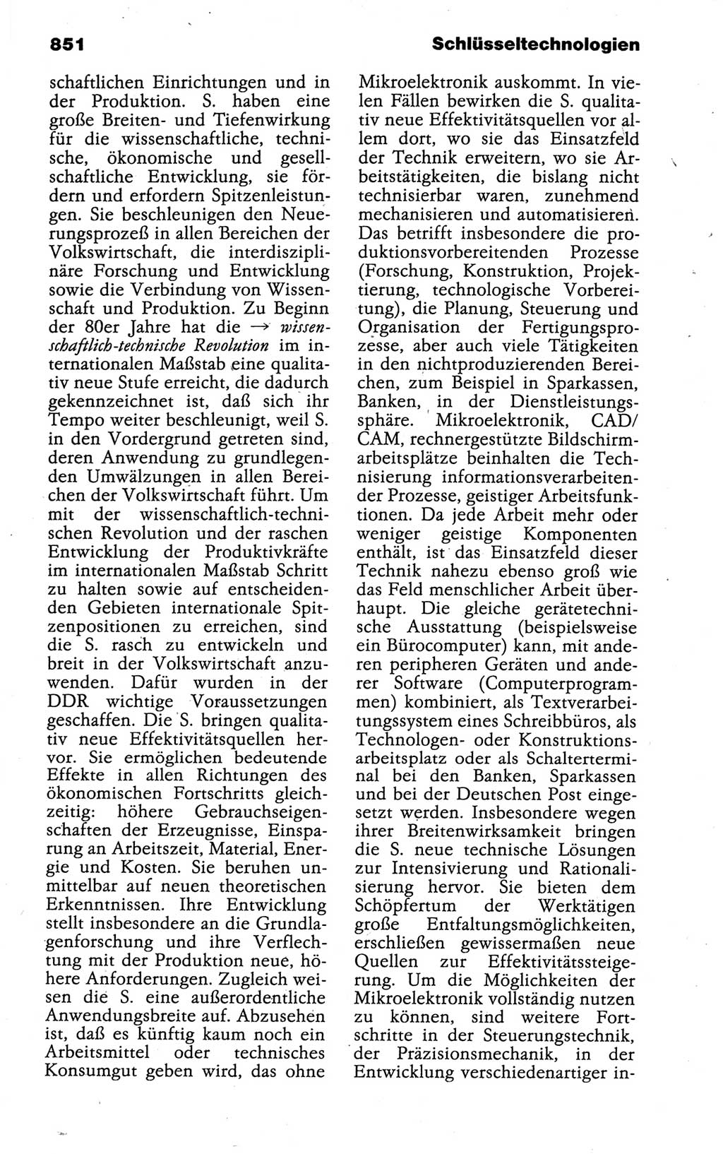 Kleines politisches Wörterbuch [Deutsche Demokratische Republik (DDR)] 1988, Seite 851 (Kl. pol. Wb. DDR 1988, S. 851)