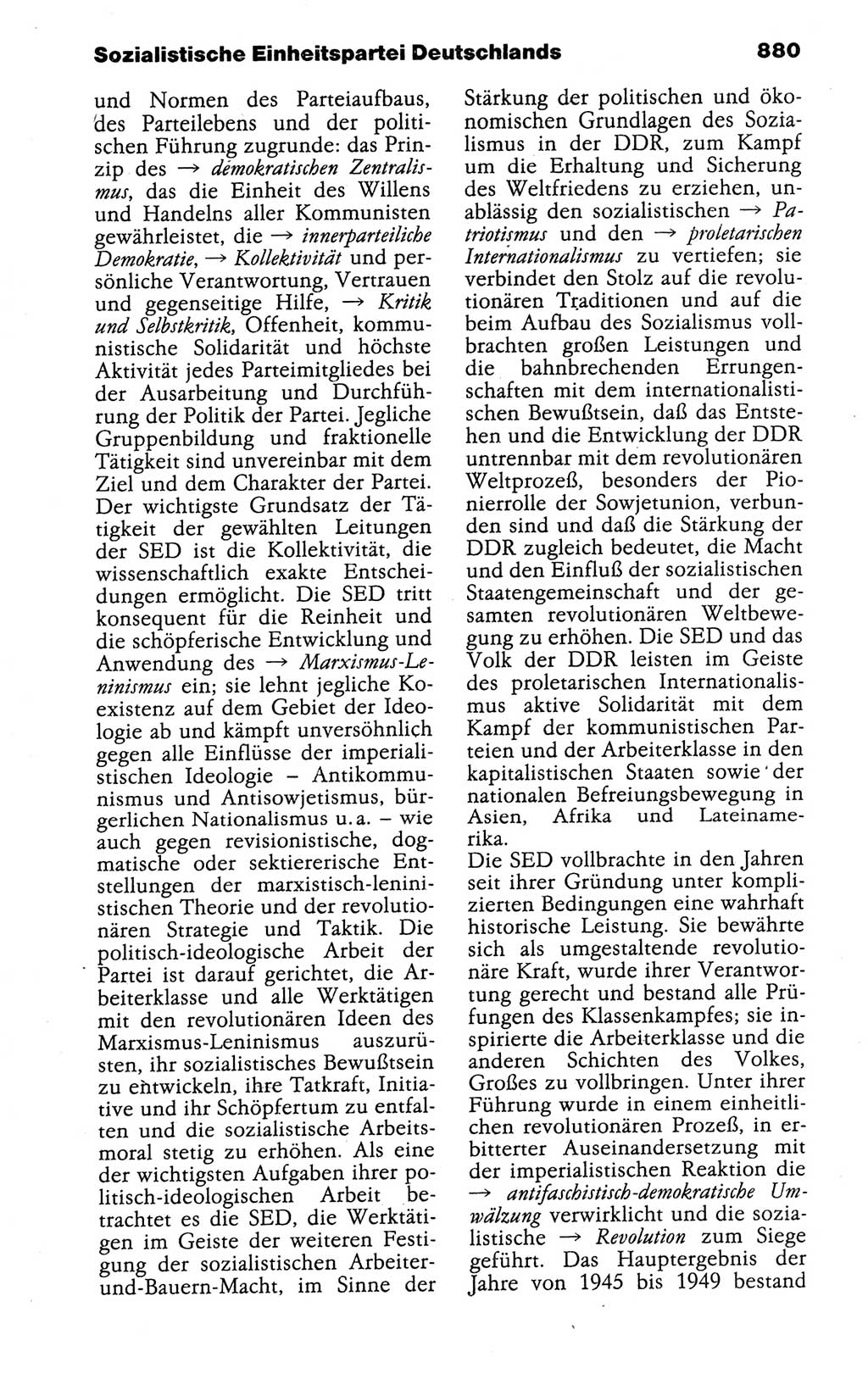 Kleines politisches Wörterbuch [Deutsche Demokratische Republik (DDR)] 1988, Seite 880 (Kl. pol. Wb. DDR 1988, S. 880)