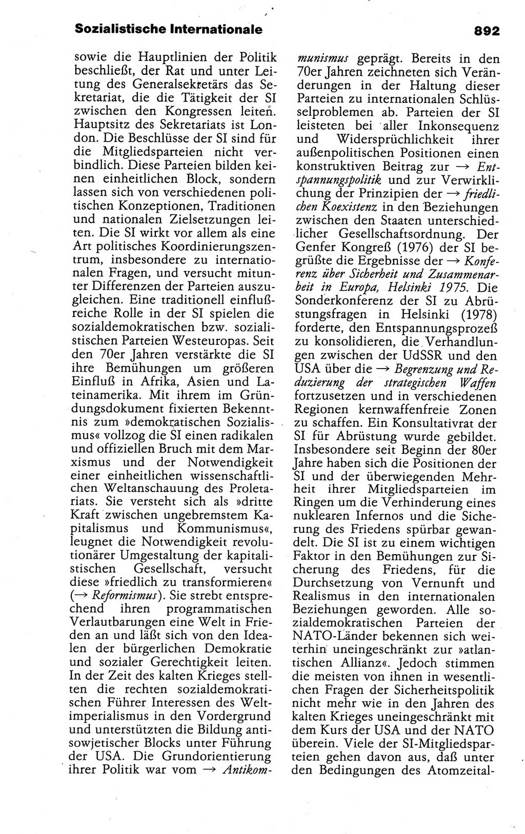 Kleines politisches Wörterbuch [Deutsche Demokratische Republik (DDR)] 1988, Seite 892 (Kl. pol. Wb. DDR 1988, S. 892)