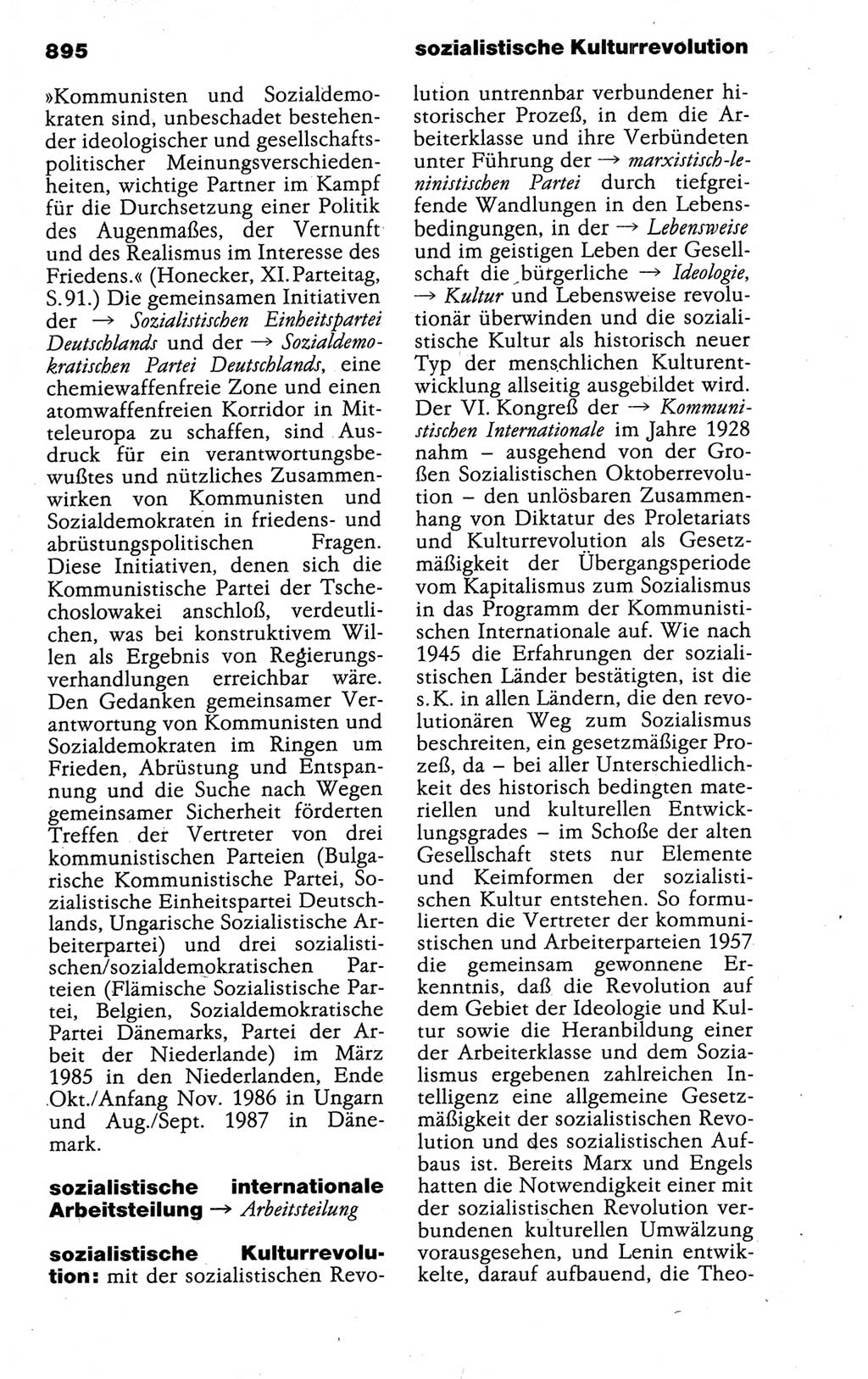 Kleines politisches Wörterbuch [Deutsche Demokratische Republik (DDR)] 1988, Seite 895 (Kl. pol. Wb. DDR 1988, S. 895)