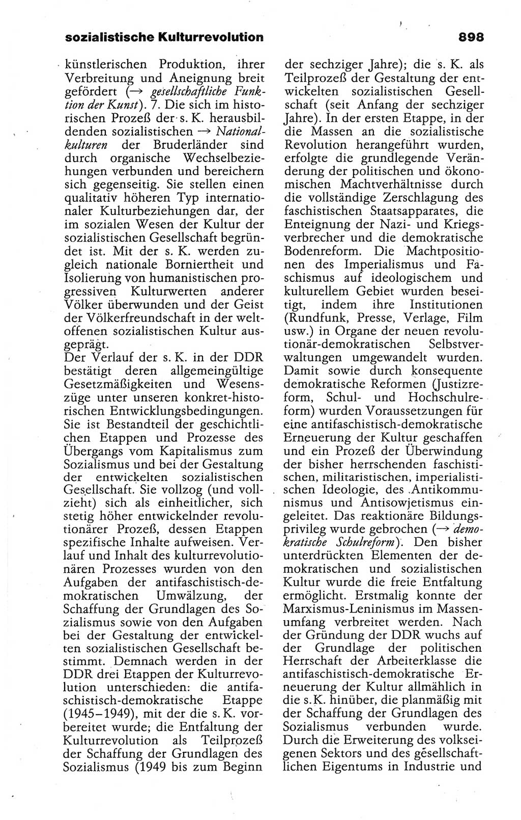 Kleines politisches Wörterbuch [Deutsche Demokratische Republik (DDR)] 1988, Seite 898 (Kl. pol. Wb. DDR 1988, S. 898)