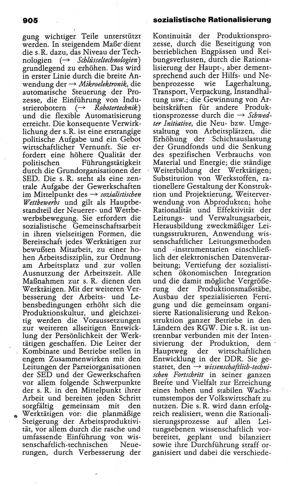 Kleines politisches Wörterbuch [Deutsche Demokratische Republik (DDR)] 1988, Seite 905 (Kl. pol. Wb. DDR 1988, S. 905)