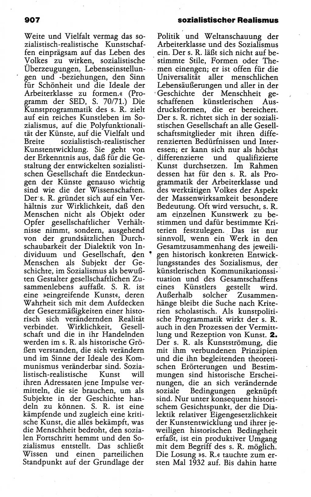 Kleines politisches Wörterbuch [Deutsche Demokratische Republik (DDR)] 1988, Seite 907 (Kl. pol. Wb. DDR 1988, S. 907)