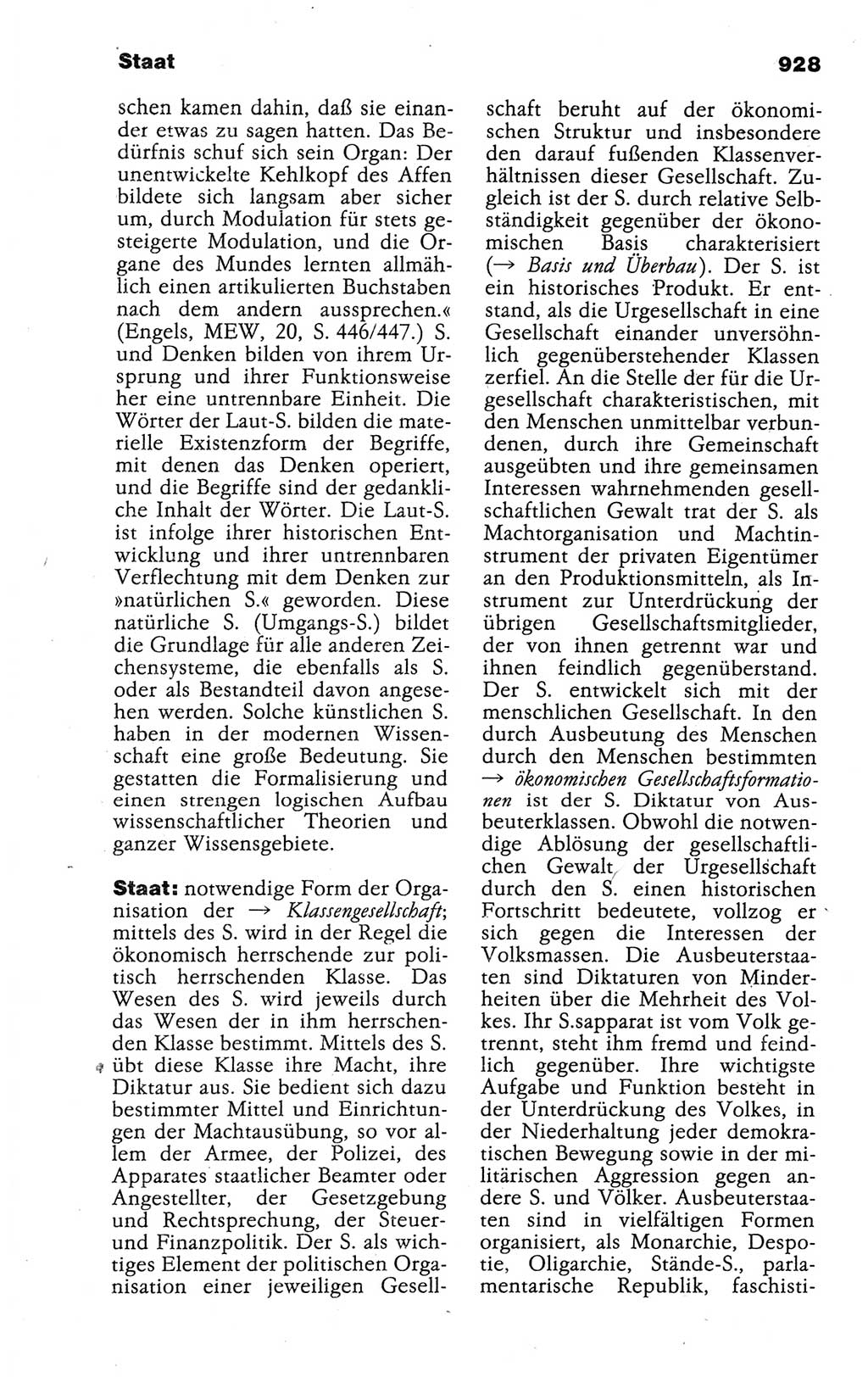 Kleines politisches Wörterbuch [Deutsche Demokratische Republik (DDR)] 1988, Seite 928 (Kl. pol. Wb. DDR 1988, S. 928)