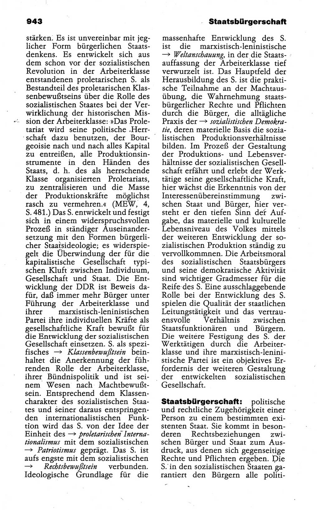 Kleines politisches Wörterbuch [Deutsche Demokratische Republik (DDR)] 1988, Seite 943 (Kl. pol. Wb. DDR 1988, S. 943)