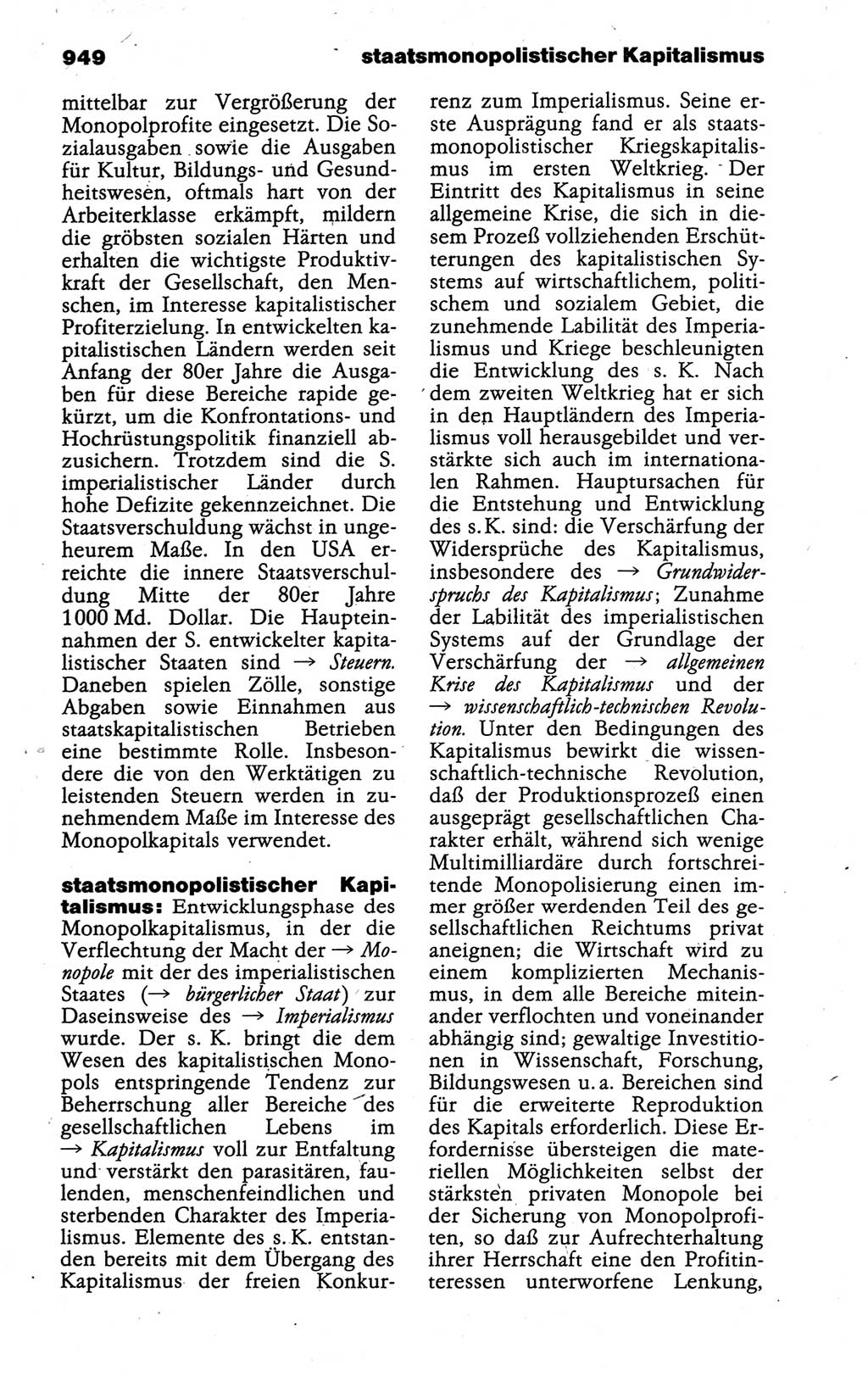 Kleines politisches Wörterbuch [Deutsche Demokratische Republik (DDR)] 1988, Seite 949 (Kl. pol. Wb. DDR 1988, S. 949)