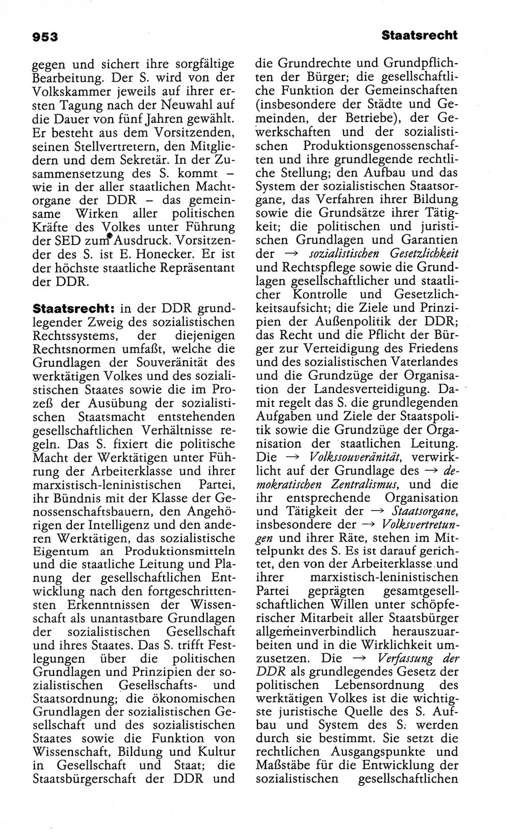Kleines politisches Wörterbuch [Deutsche Demokratische Republik (DDR)] 1988, Seite 953 (Kl. pol. Wb. DDR 1988, S. 953)
