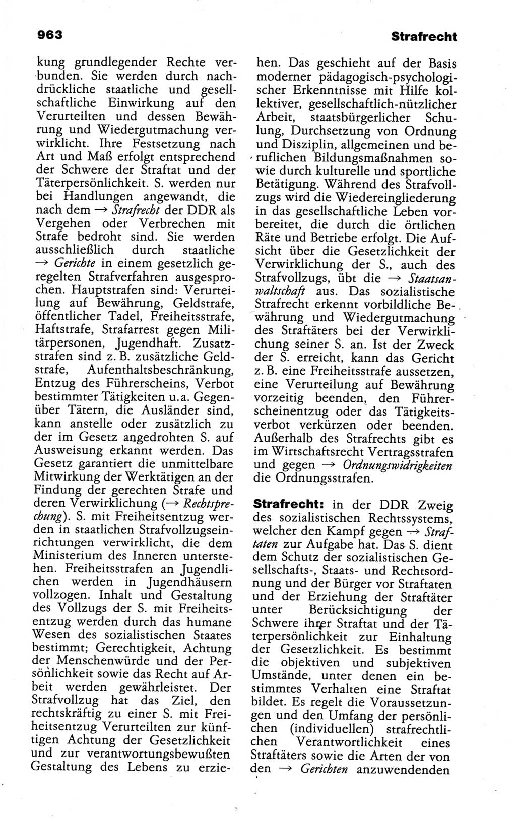 Kleines politisches Wörterbuch [Deutsche Demokratische Republik (DDR)] 1988, Seite 963 (Kl. pol. Wb. DDR 1988, S. 963)